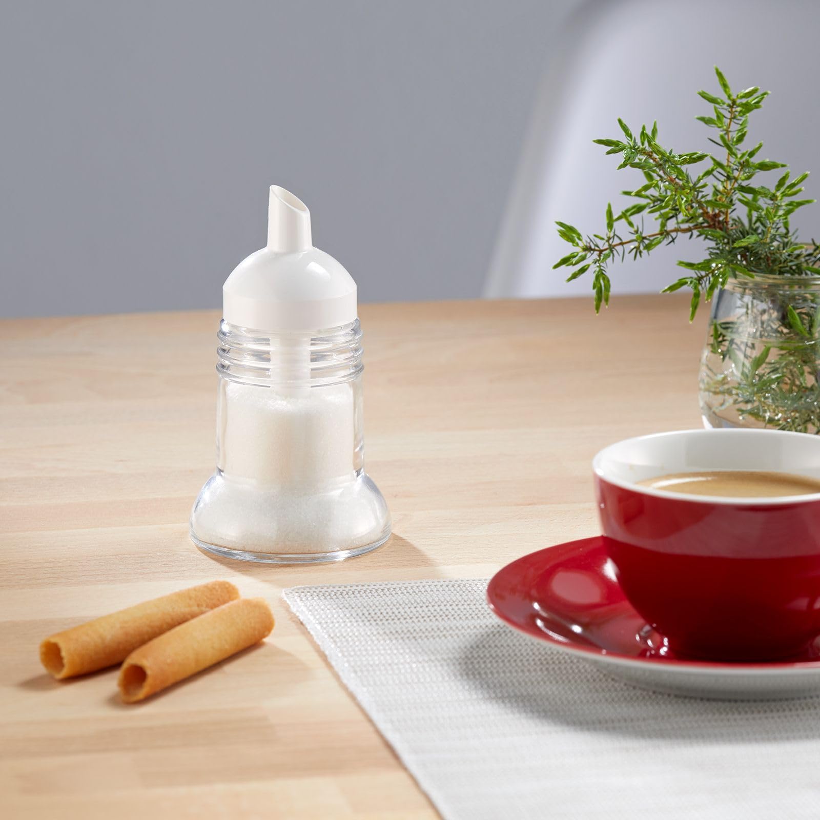 westmark-63462611-pr-sentoir-sucre-paris-150-ml-verre-plastique-transparent-blan image 6