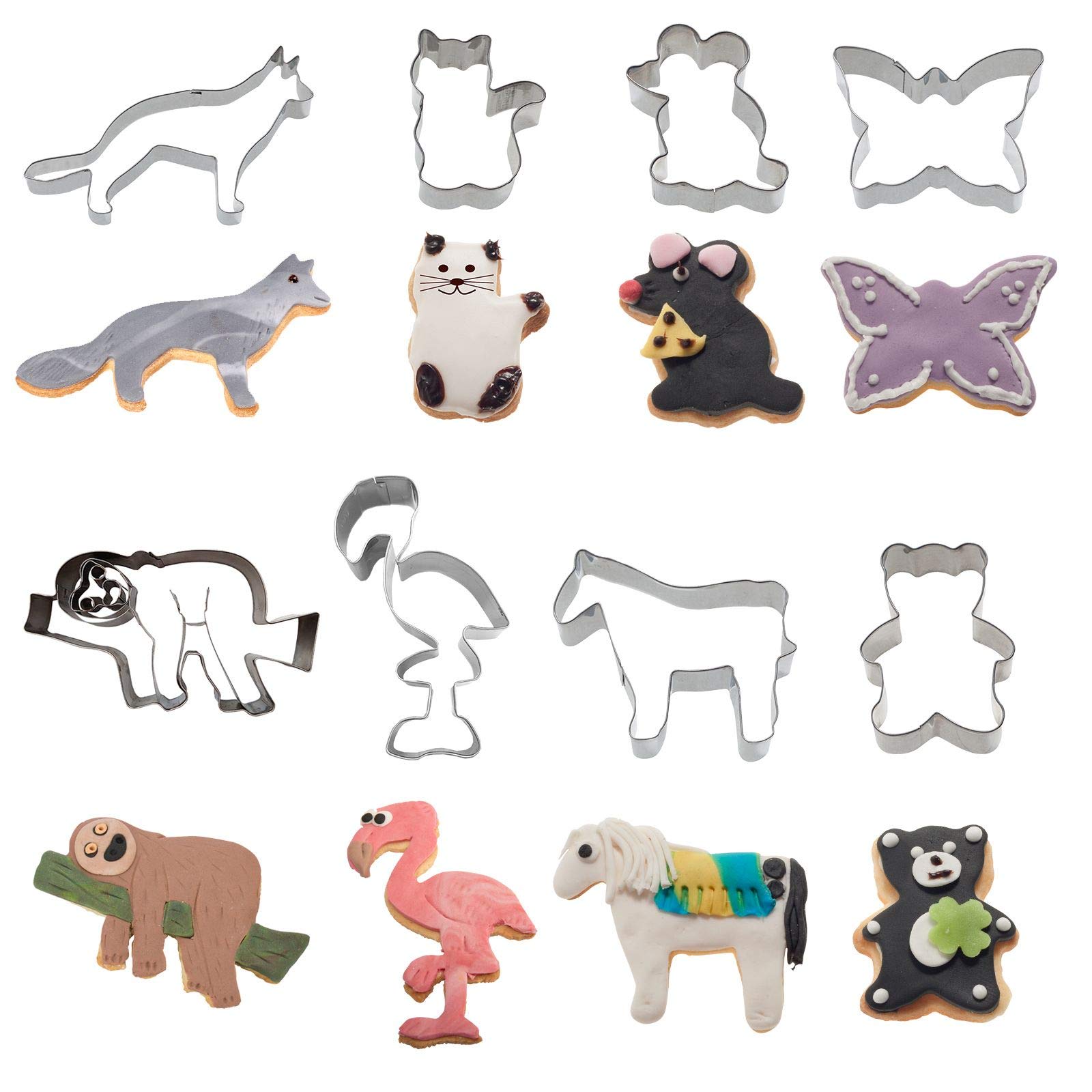 westmark-360022e6-set-de-16-emporte-pi-ces-animaux-en-acier-inoxydable-5-10-cm image 3