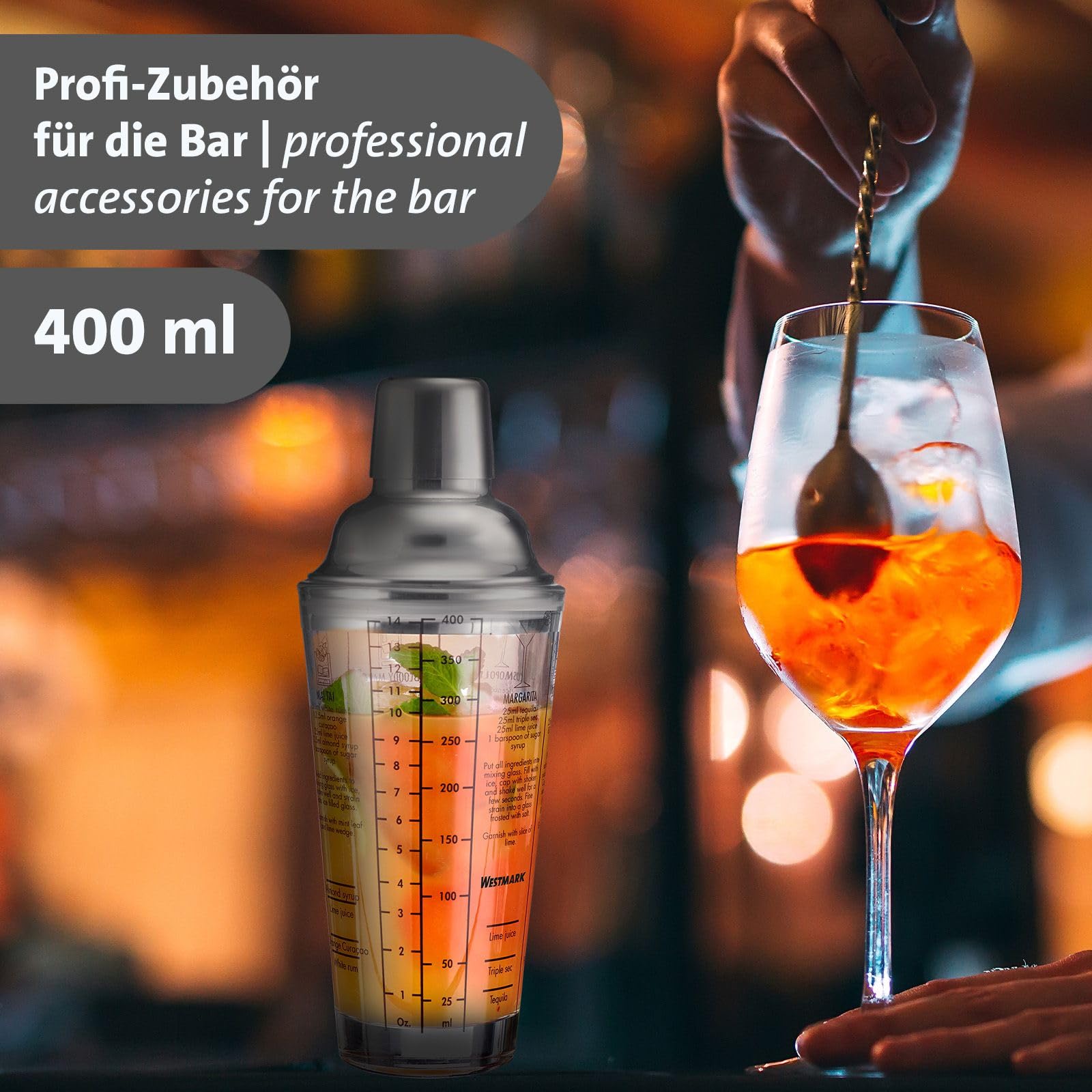 westmark-sam-shaker-cocktail-avec-chelle-et-passoire-int-gr-e-acier-inoxydable-1 image 7