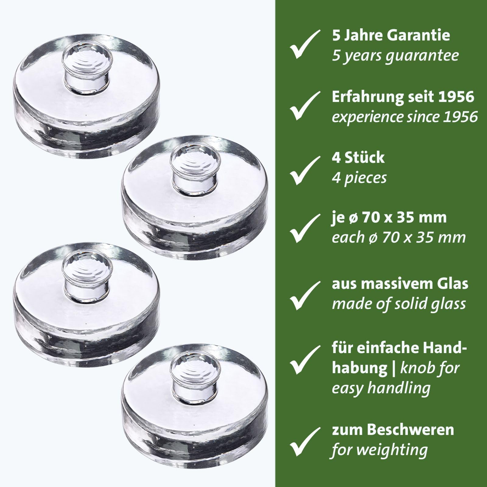 westmark-lot-de-4-poids-de-fermentation-en-verre-massif-7-cm-deux-tailles-sans-b image 2