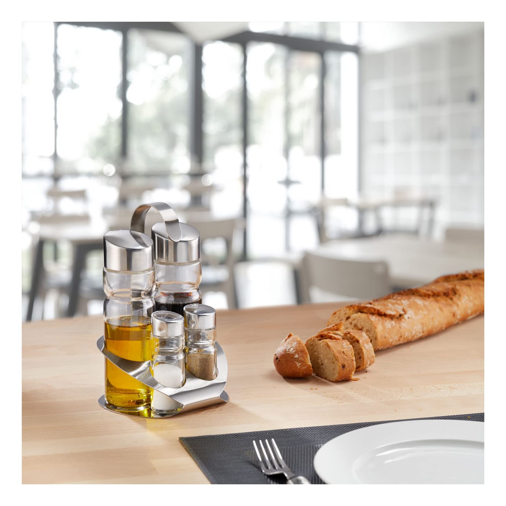 westmark-650522e2-wien-m-nage-5-pi-ces-sel-poivre-huile-et-vinaigre-acier-inoxyd image 8