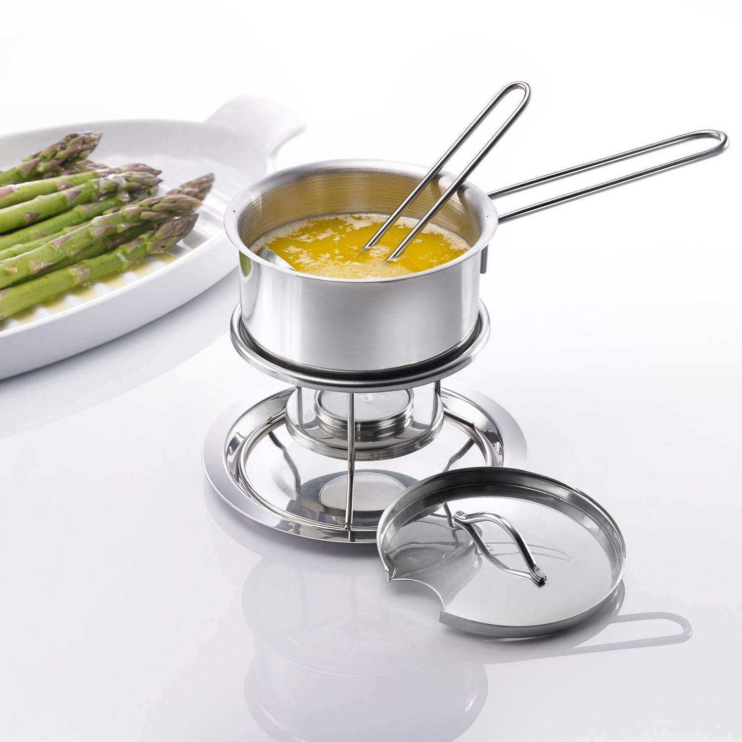 westmark-62262260-cassolette-beurre-sauci-re-en-acier-inoxydable-avec-couvercle- image 2