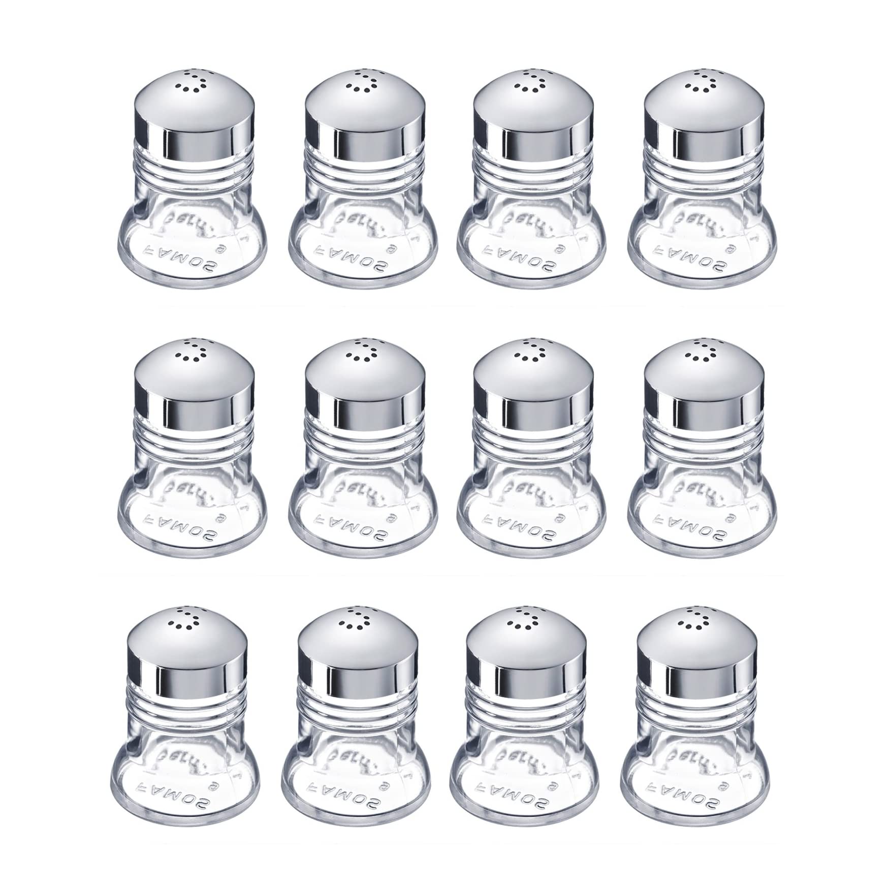westmark-63032611-pr-sentoir-sel-paris-chrome-avec-12-saupoudreuses-de-40-ml-chr image 1
