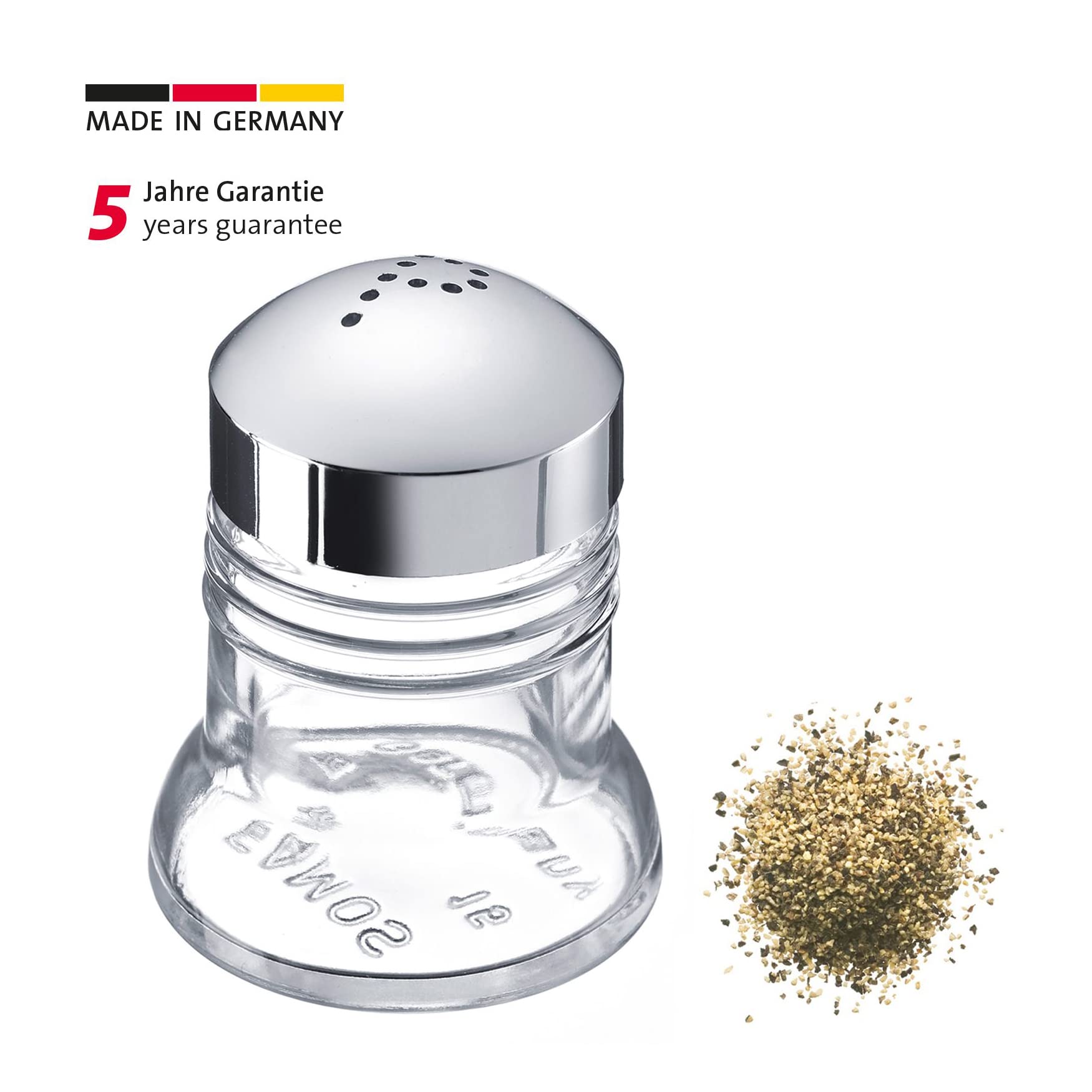 westmark-63132611-pr-sentoir-poivri-res-paris-chrome-avec-12-saupoudreuses-de-40 image 2