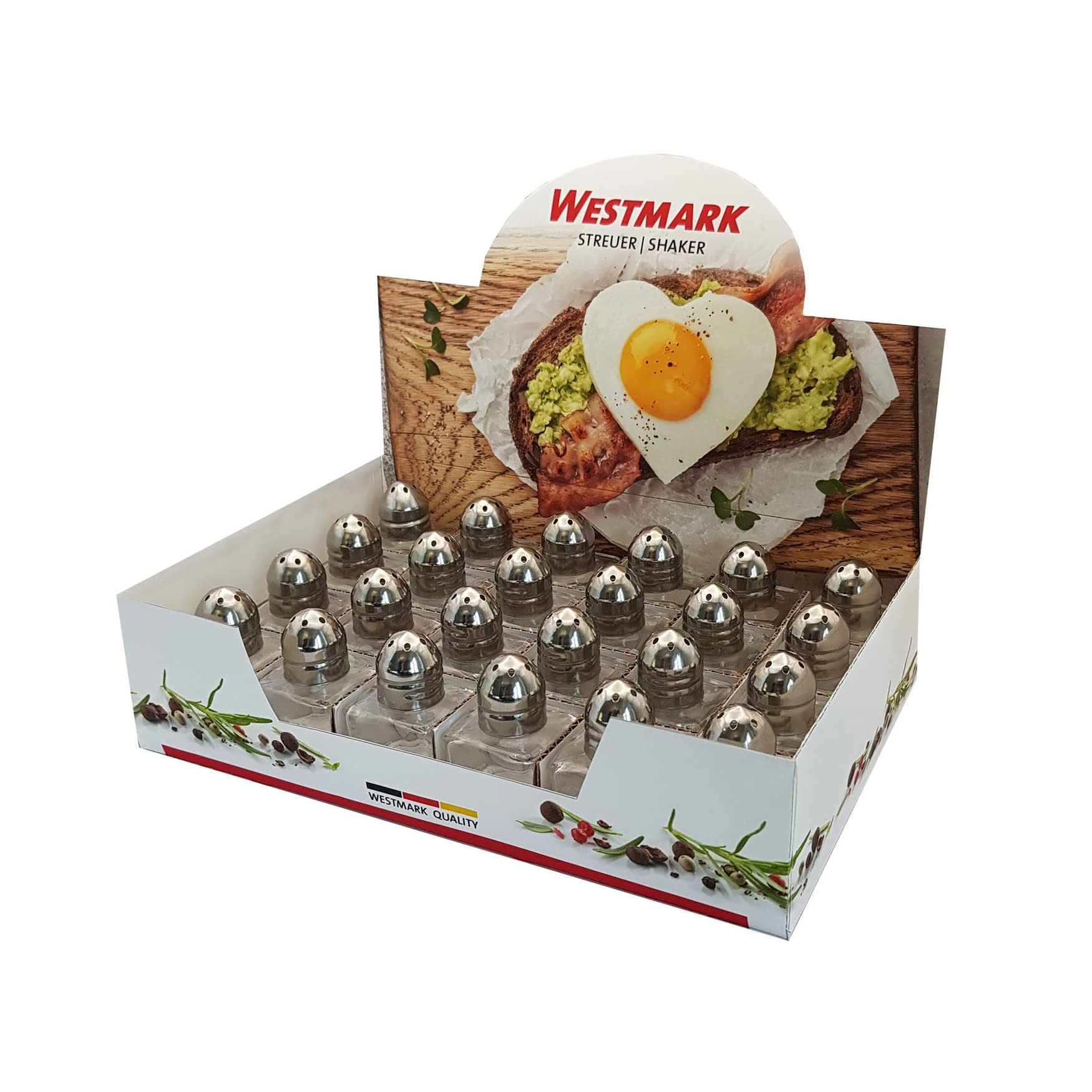 westmark-mini-pr-sentoir-universel-63072611-24-saupoudreuses-en-verre-et-acier-i image 2