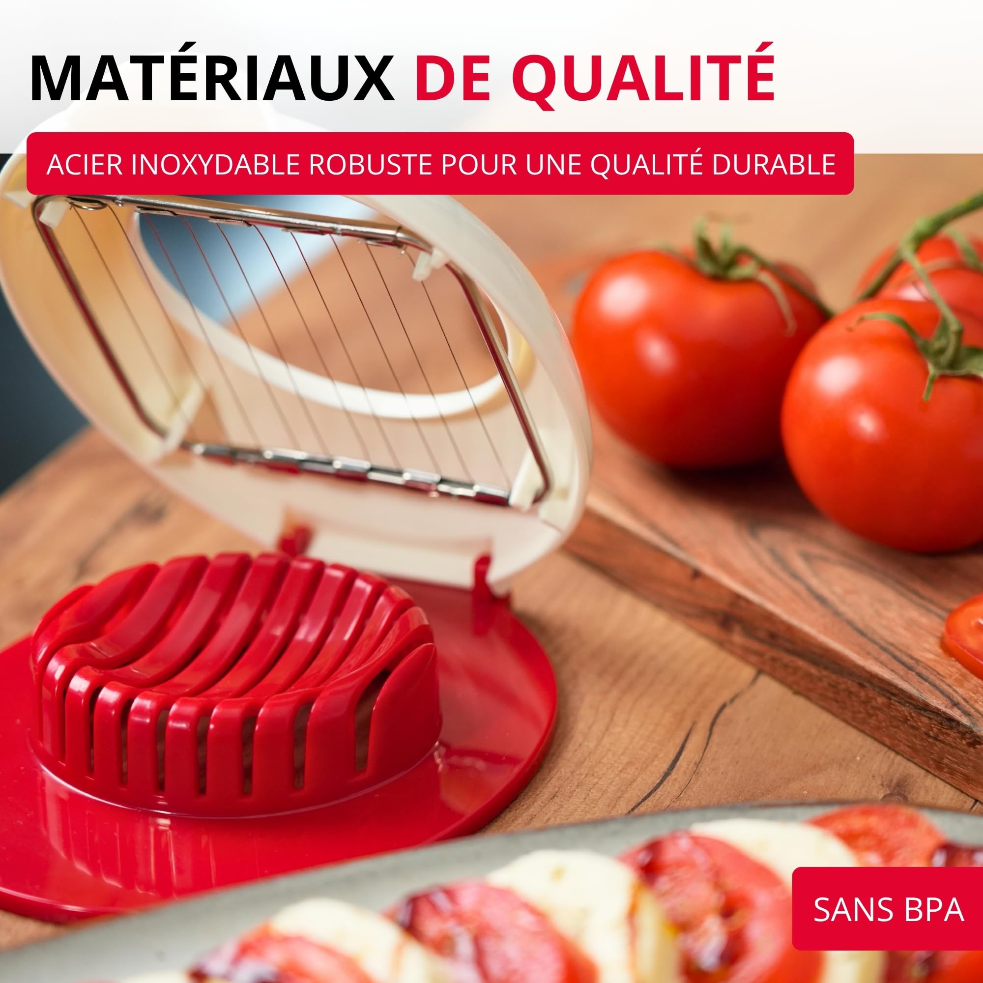 westmark-caprese-coupe-mozzarella-fils-en-acier-inoxydable-tension-individuelle- image 7