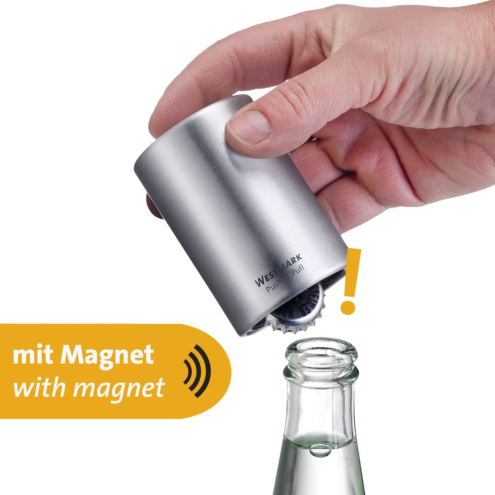 westmark-push-pull-ouvre-bouteille-automatique-pour-capsules-couronne-aluminium- image 3