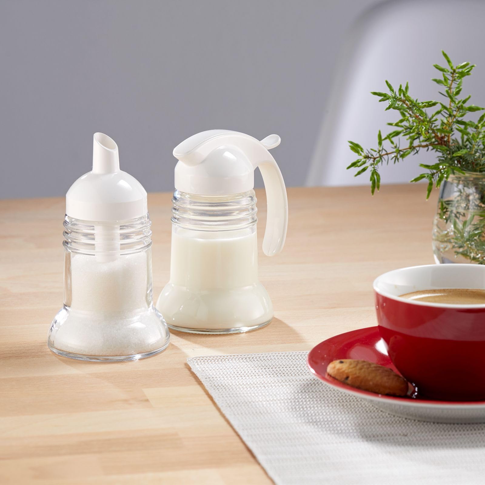 westmark-63462611-pr-sentoir-sucre-paris-150-ml-verre-plastique-transparent-blan image 7
