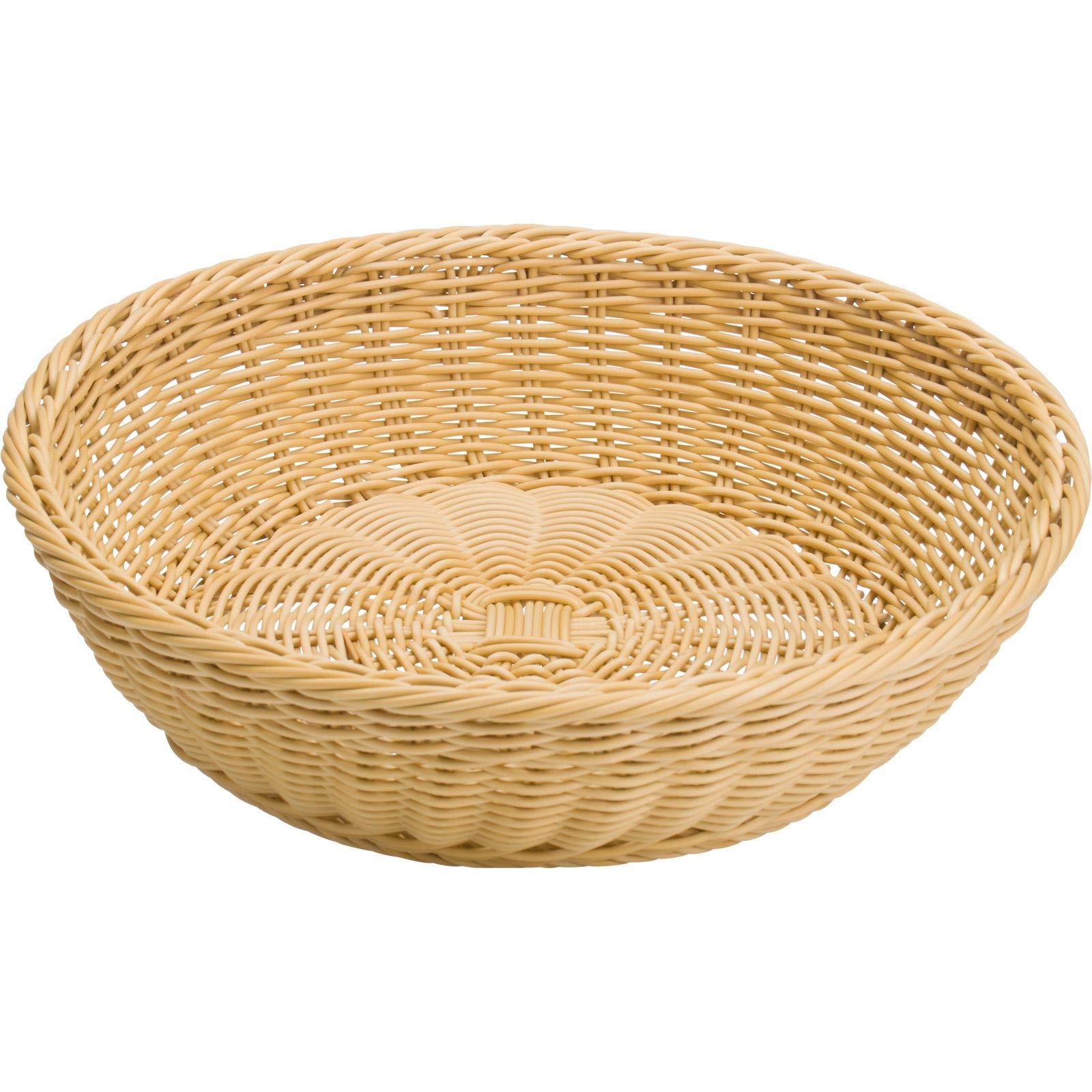 westmark-saleen-2038900-corbeille-ronde-beige-37-x-9-cm-vannerie-synth-tique-art image 2