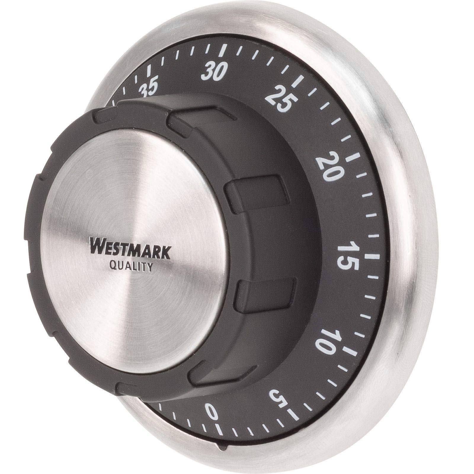 westmark-redondo-minuteur-de-cuisine-m-canique-magn-tique-1-60-min-acier-inoxyda image 1