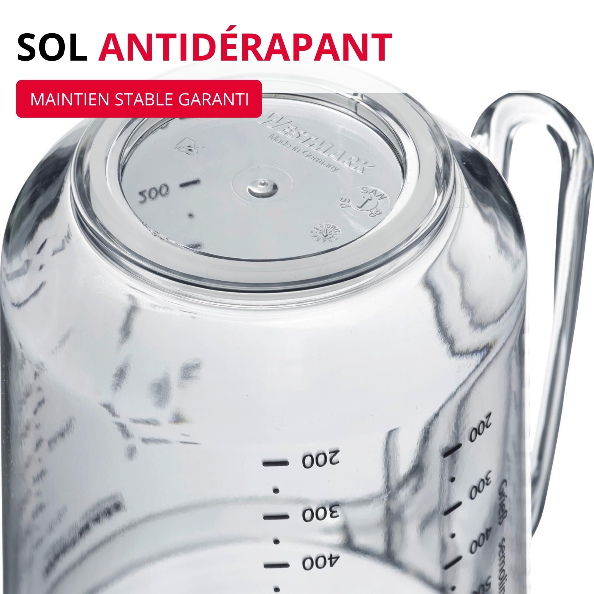 westmark-gerda-30682270-pichet-mesureur-1-litre-gradu-multilingue-en-plastique-t image 4