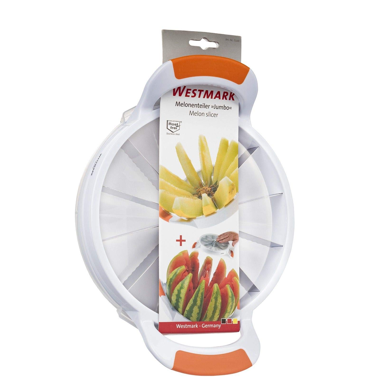 westmark-jumbo-coupe-melon-en-acier-inoxydable-jusqu-19-cm-12-parts-avec-prot-ge image 7