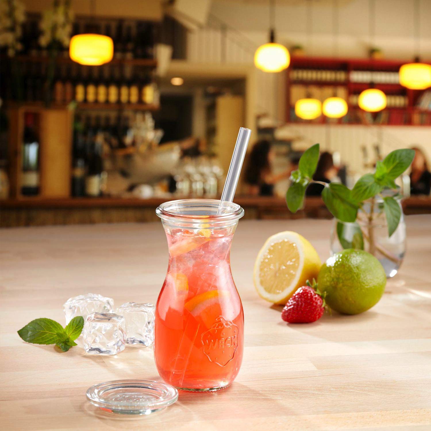 westmark-626322e1-set-de-50-pailles-en-verre-r-utilisables-200-mm-avec-brosse-de image 4