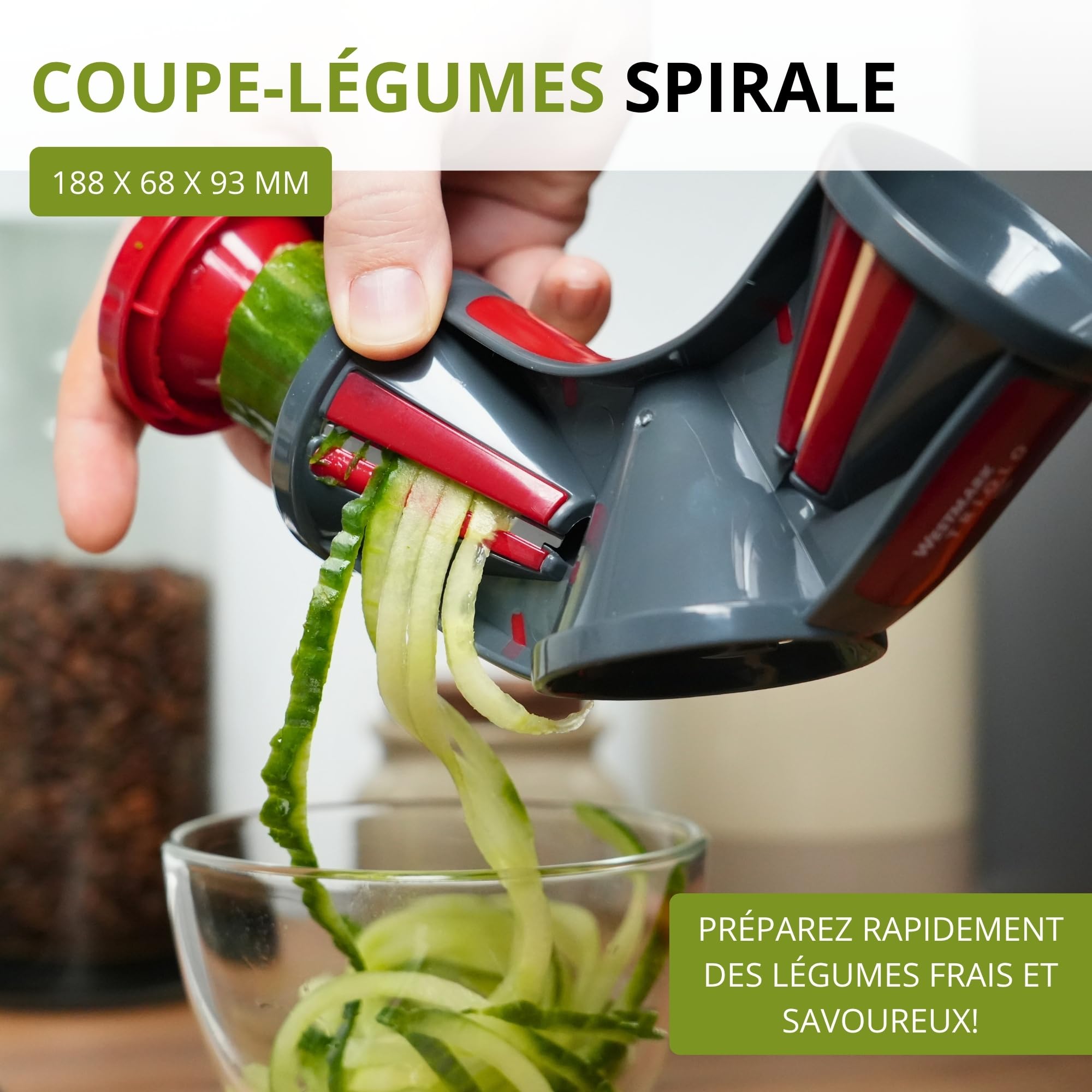westmark-triolo-11652260-coupe-l-gumes-en-spirale-avec-3-lames-acier-inoxydable- image 2