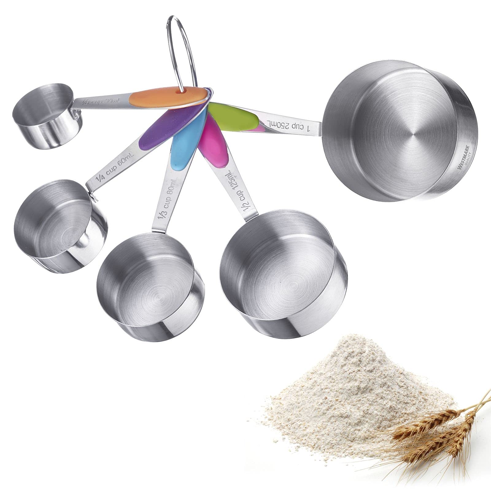 westmark-30612270-set-de-5-cuill-res-doseuses-mesures-embo-tables-pour-cuisine-e image 2
