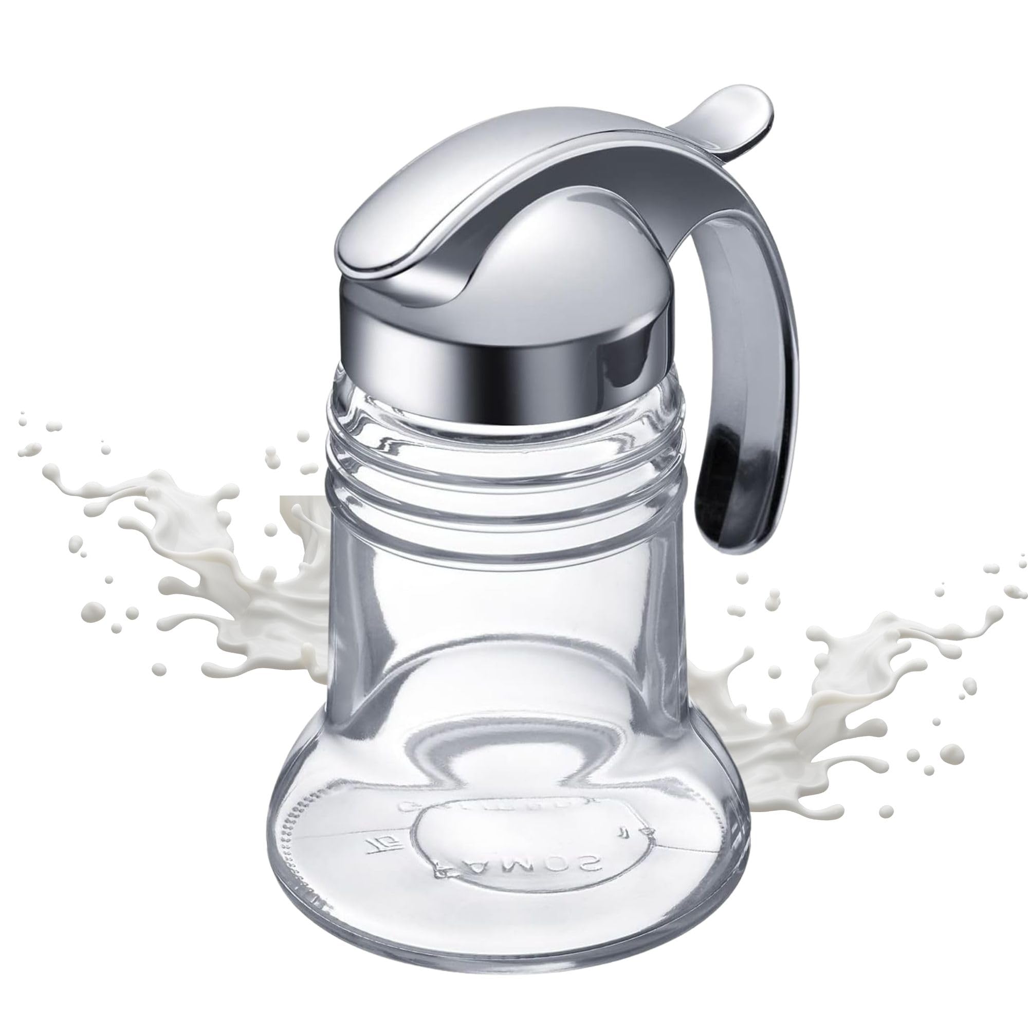 westmark-paris-chrome-634022e1-distributeur-cr-me-et-pot-miel-en-verre-150-ml-do image 1