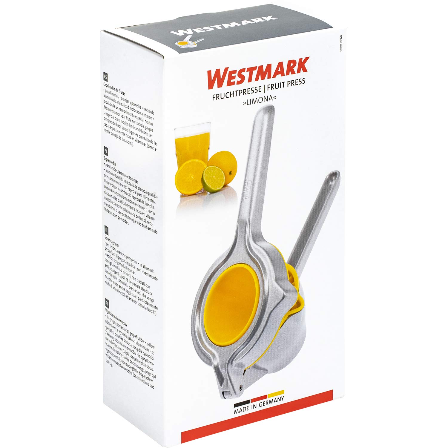 westmark-limona-presse-fruits-agrumes-pour-citron-orange-pamplemousses-aluminium image 8