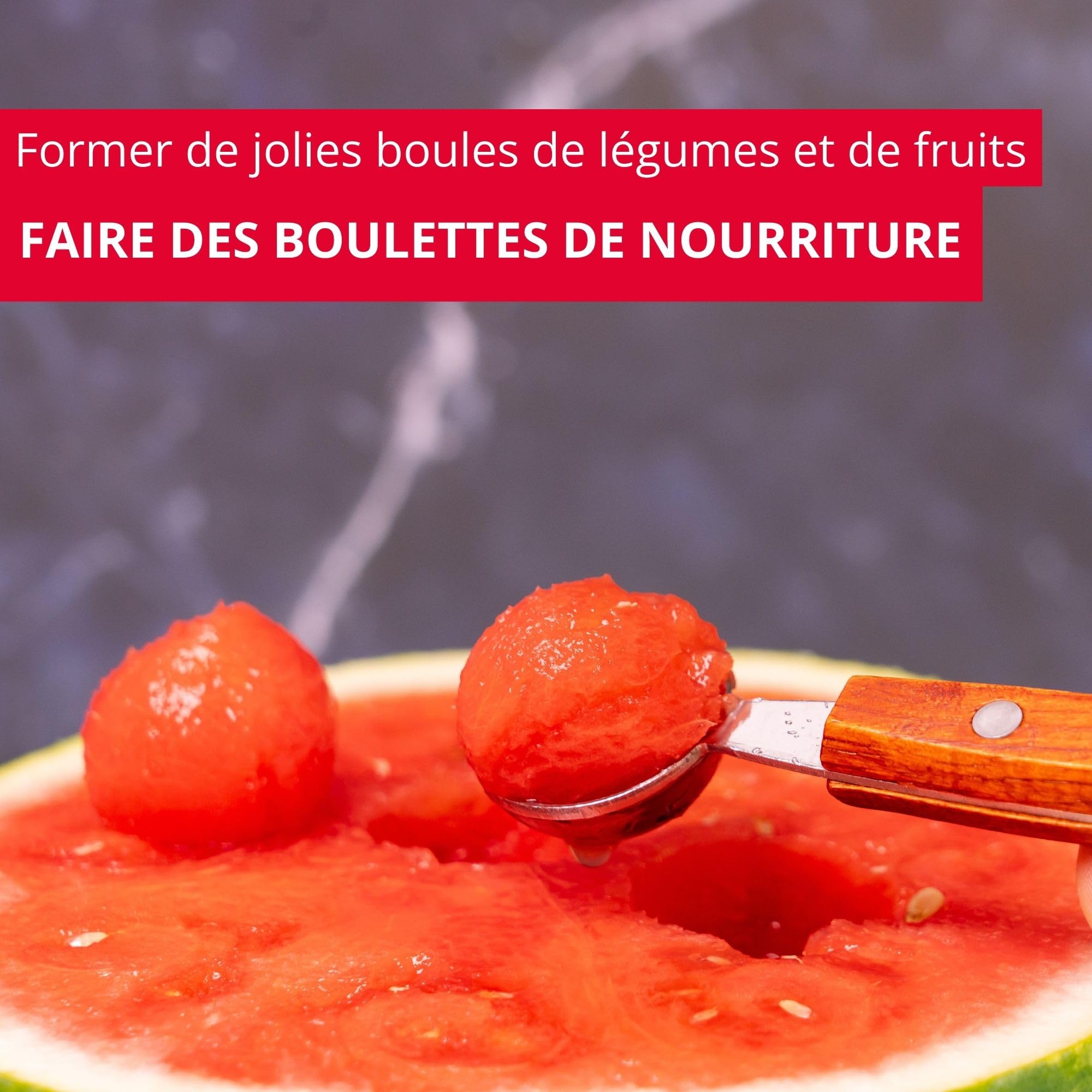 westmark-ball-carver-woody-double-face-cuill-re-parisienne-melon-2-en-1-en-acier image 2