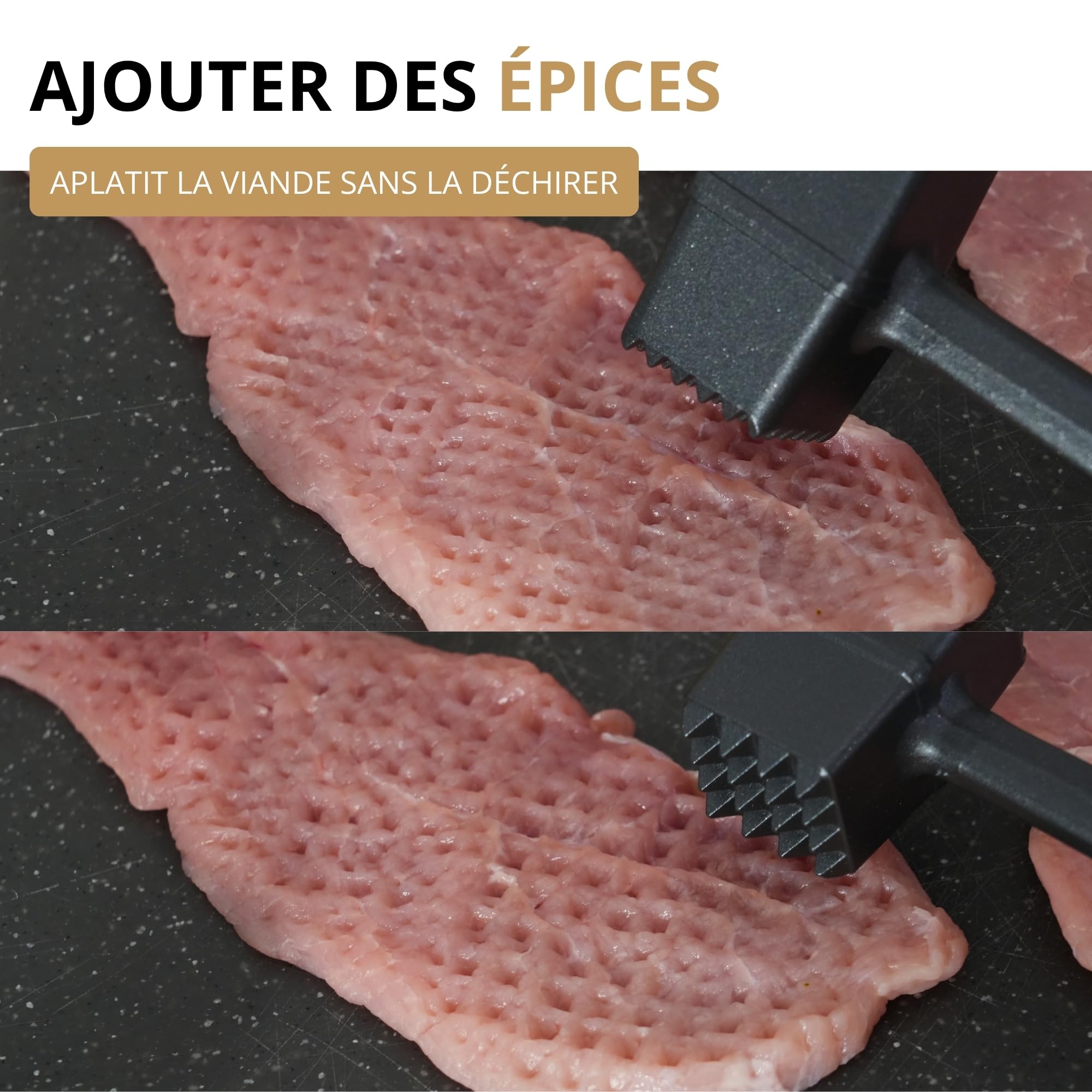 westmark-robusto-black-edition-attendrisseur-de-viande-double-face-marteau-viand image 5