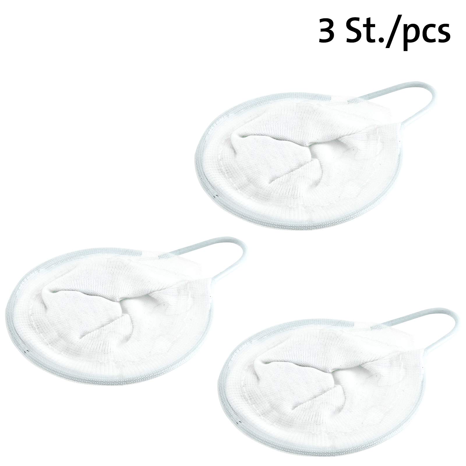 westmark-153122e3-filets-th-en-coton-set-de-3-9-cm-4-tasses-chacun-blanc image 2