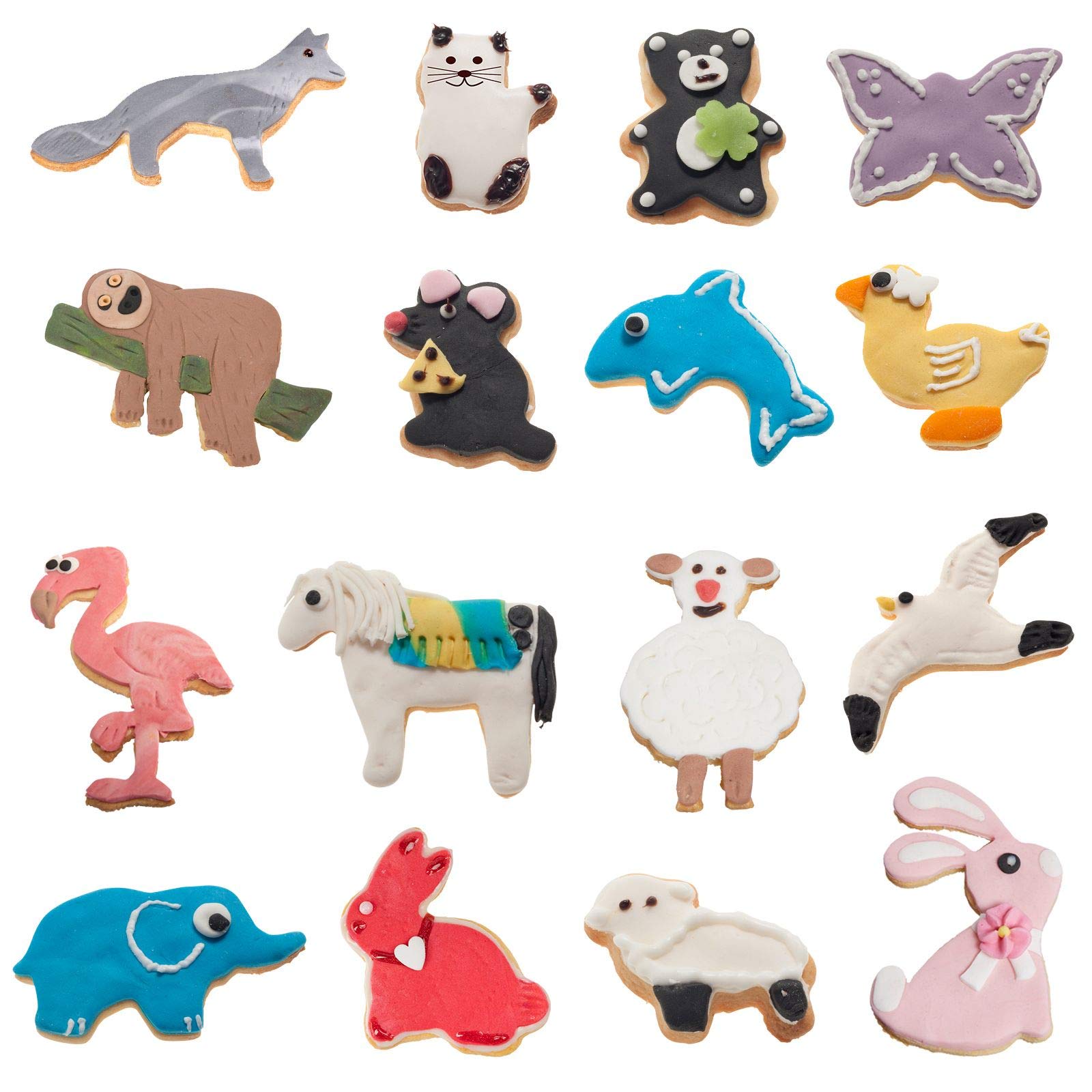 westmark-360022e6-set-de-16-emporte-pi-ces-animaux-en-acier-inoxydable-5-10-cm image 2