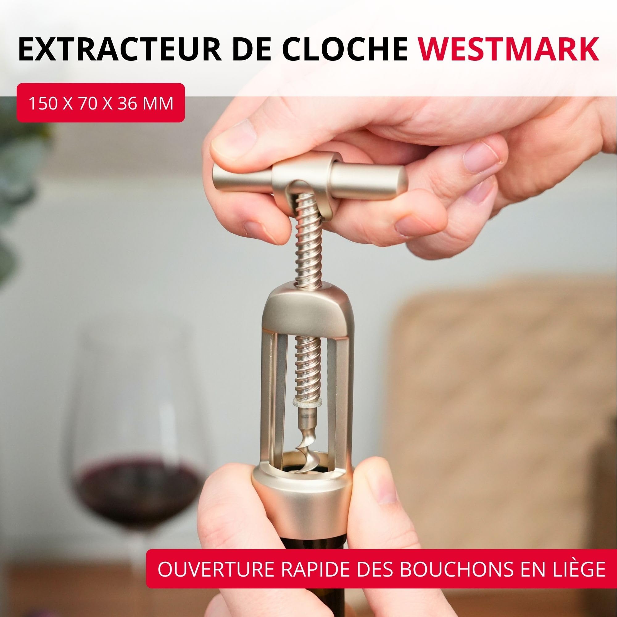 westmark-62603380-tire-bouchon-cloche-barolo-monopol-edition-acier-fonte-de-zinc image 2