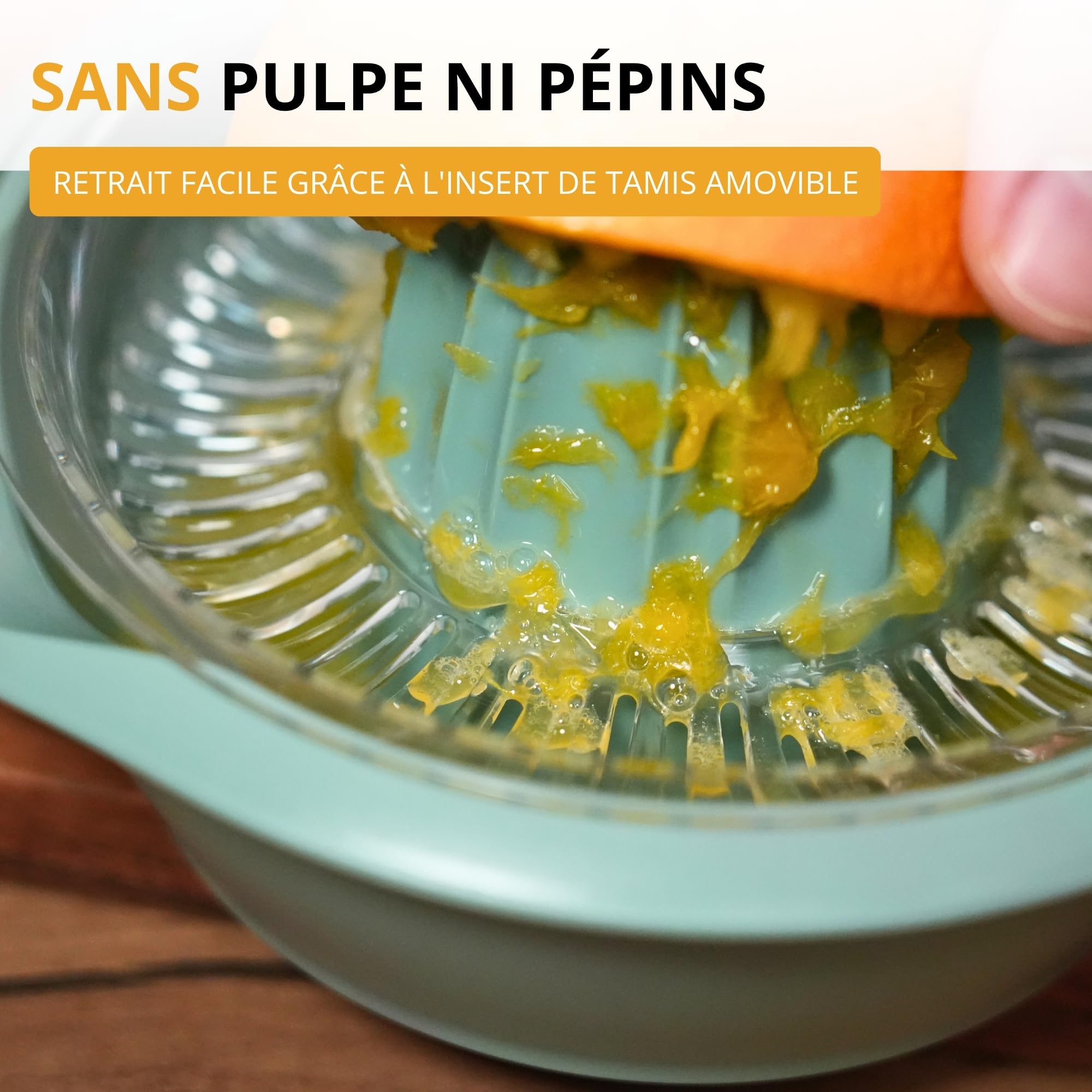 westmark-presse-agrumes-avec-r-cipient-0-5-l-et-tamis-amovible-18-7-cm-plastique image 4