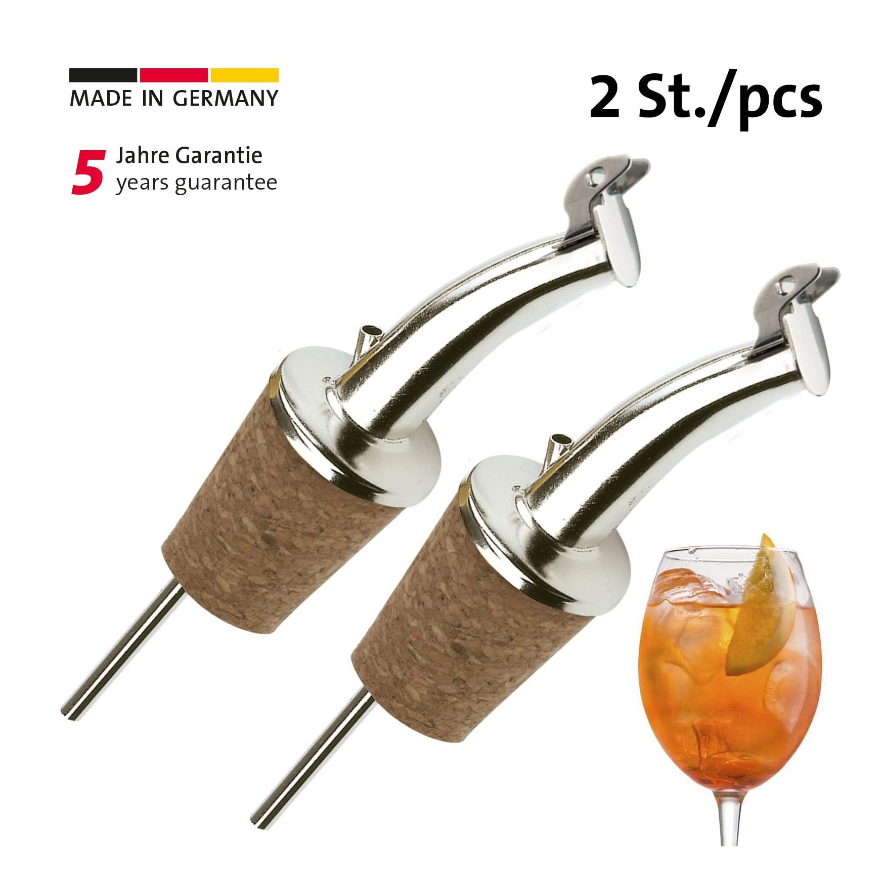 westmark-43902280-becs-verseurs-classic-gastro-2-pi-ces-clapet-de-fermeture-li-g image 2