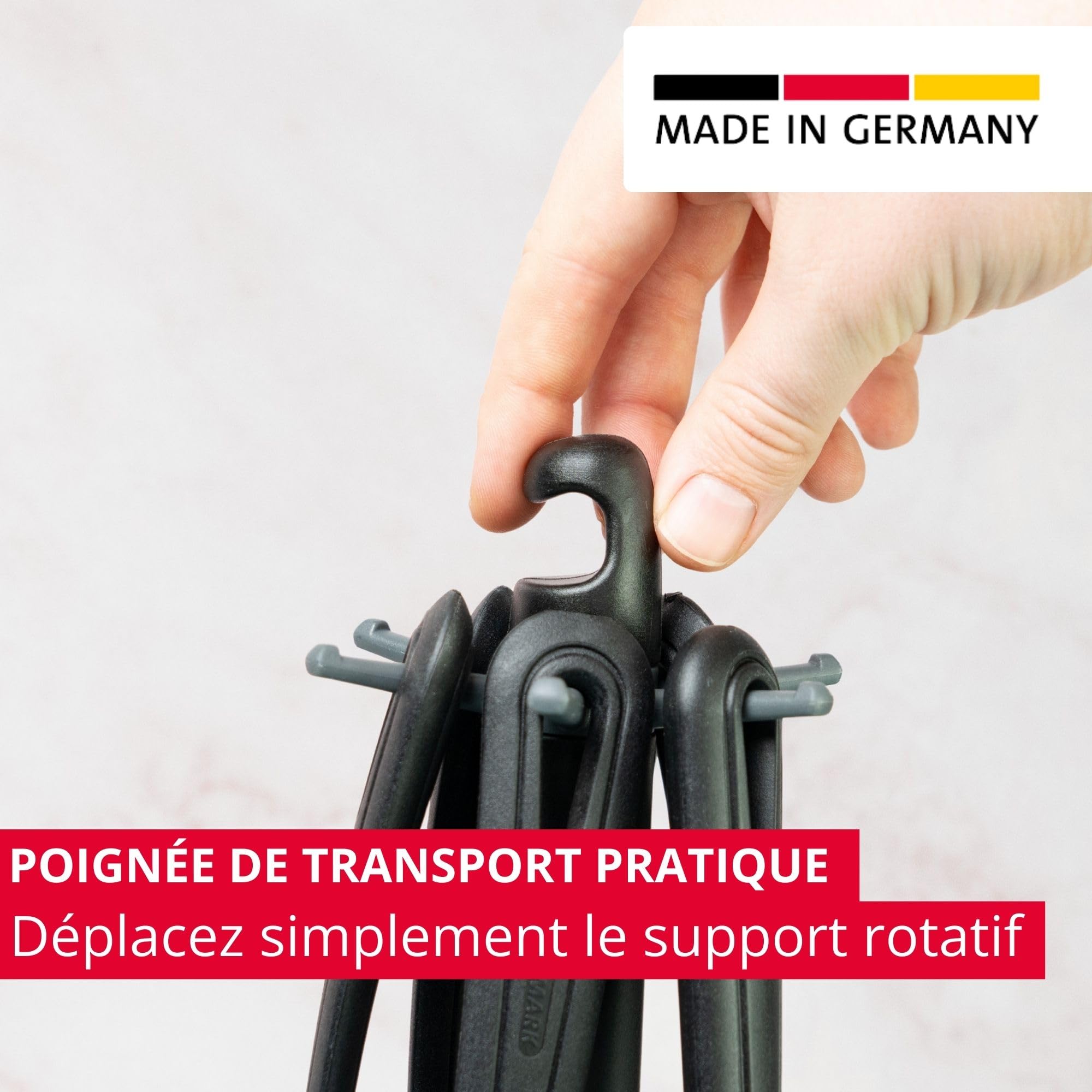 westmark-gallant-multicolore-set-7-ustensiles-de-cuisine-avec-support-rotatif-pr image 3