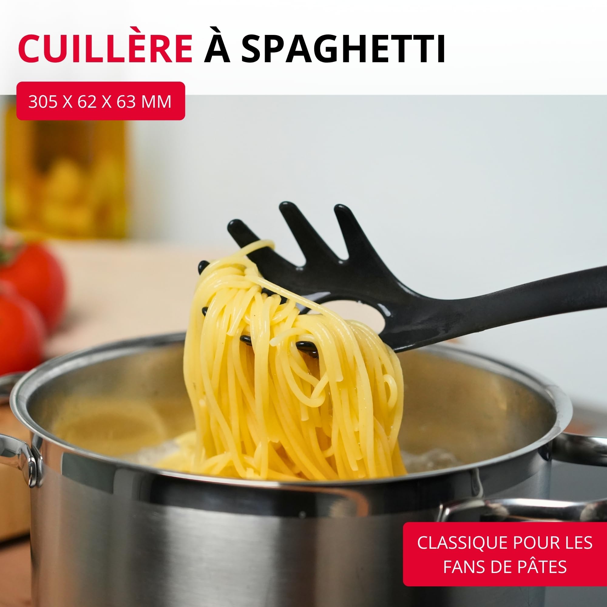 westmark-gentle-plus-louche-spaghetti-heatproof-270-c-en-ppa-30-5-cm-noir-r-f-28 image 2