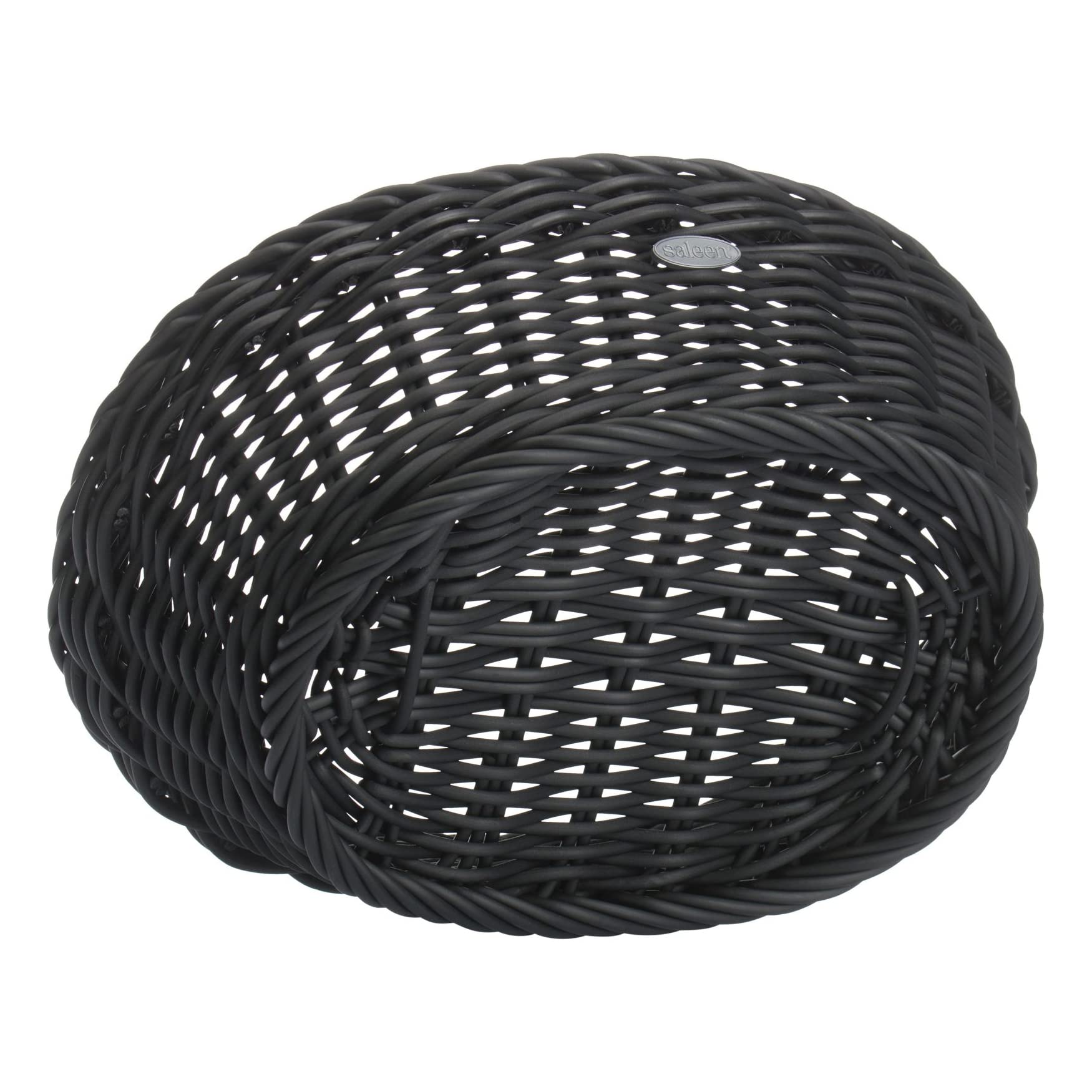 saleen-2038919-corbeille-ovale-noir-25-5-x-19-x-8-cm-en-vannerie-synth-tique-ali image 4