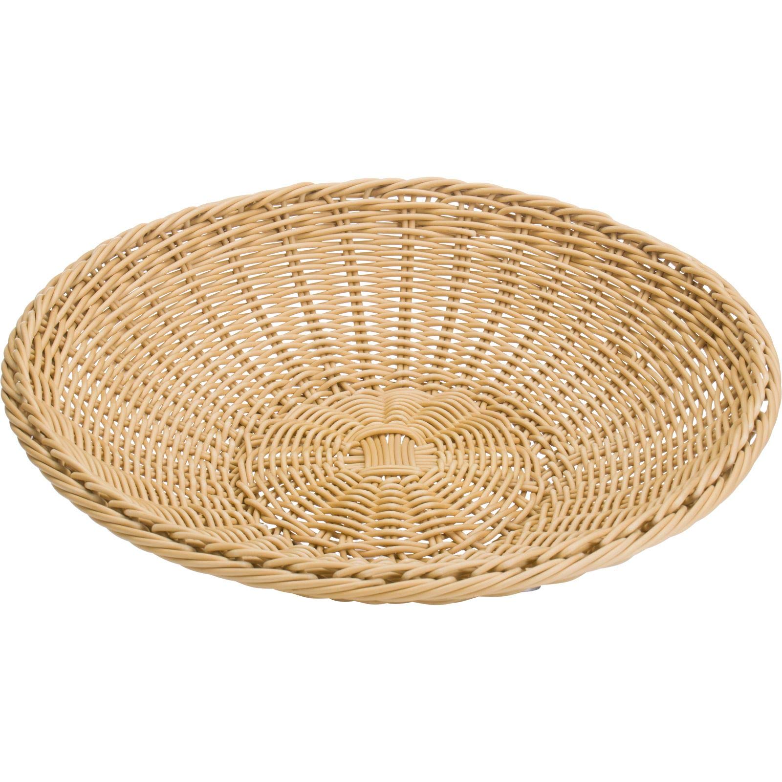 saleen-2038912-corbeille-plate-artisanale-38-x-7-5-cm-beige-r-sine-tress-e-alime image 2