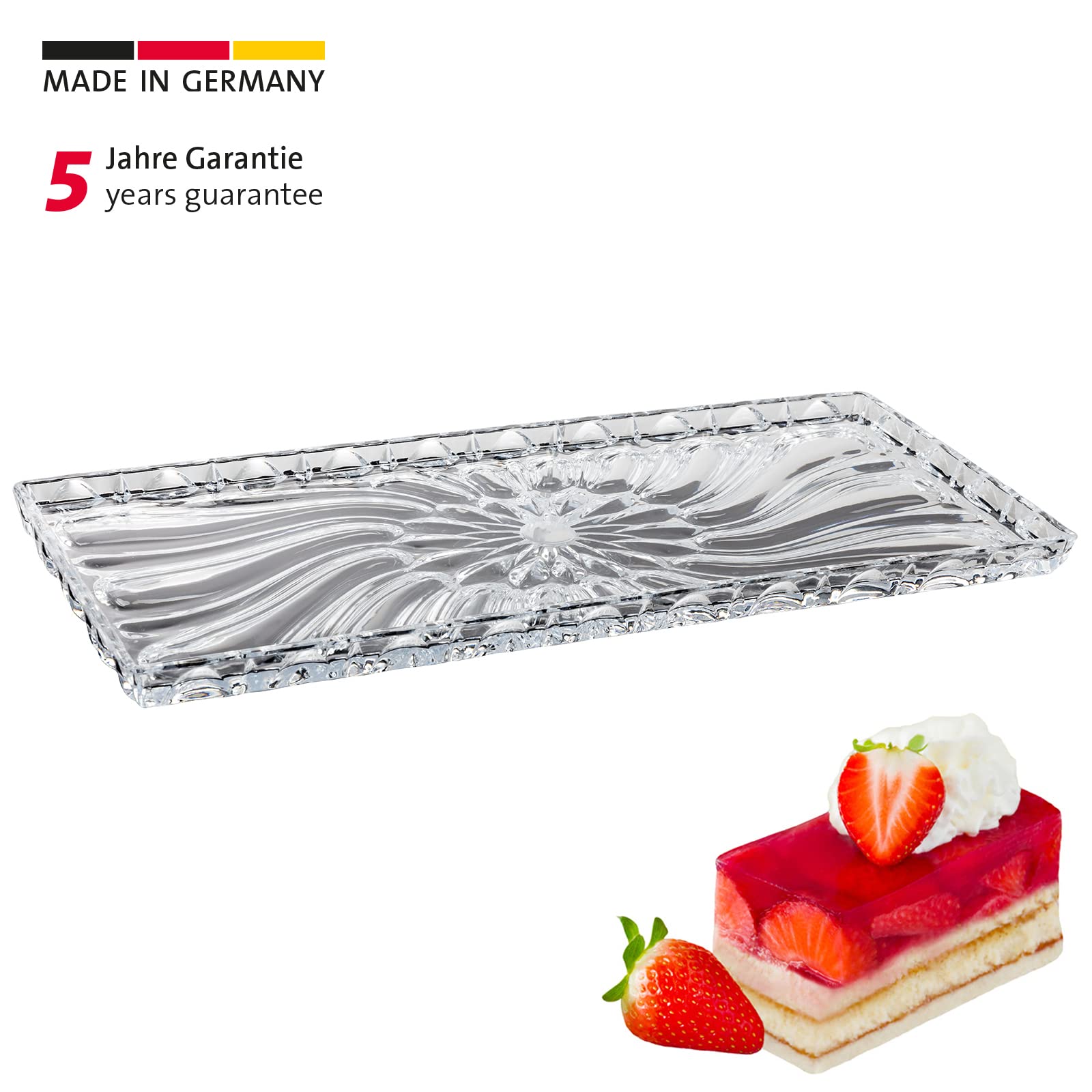 westmark-plat-tarte-et-g-teau-transparent-aspect-verre-36-cm-plastique-incassabl image 2