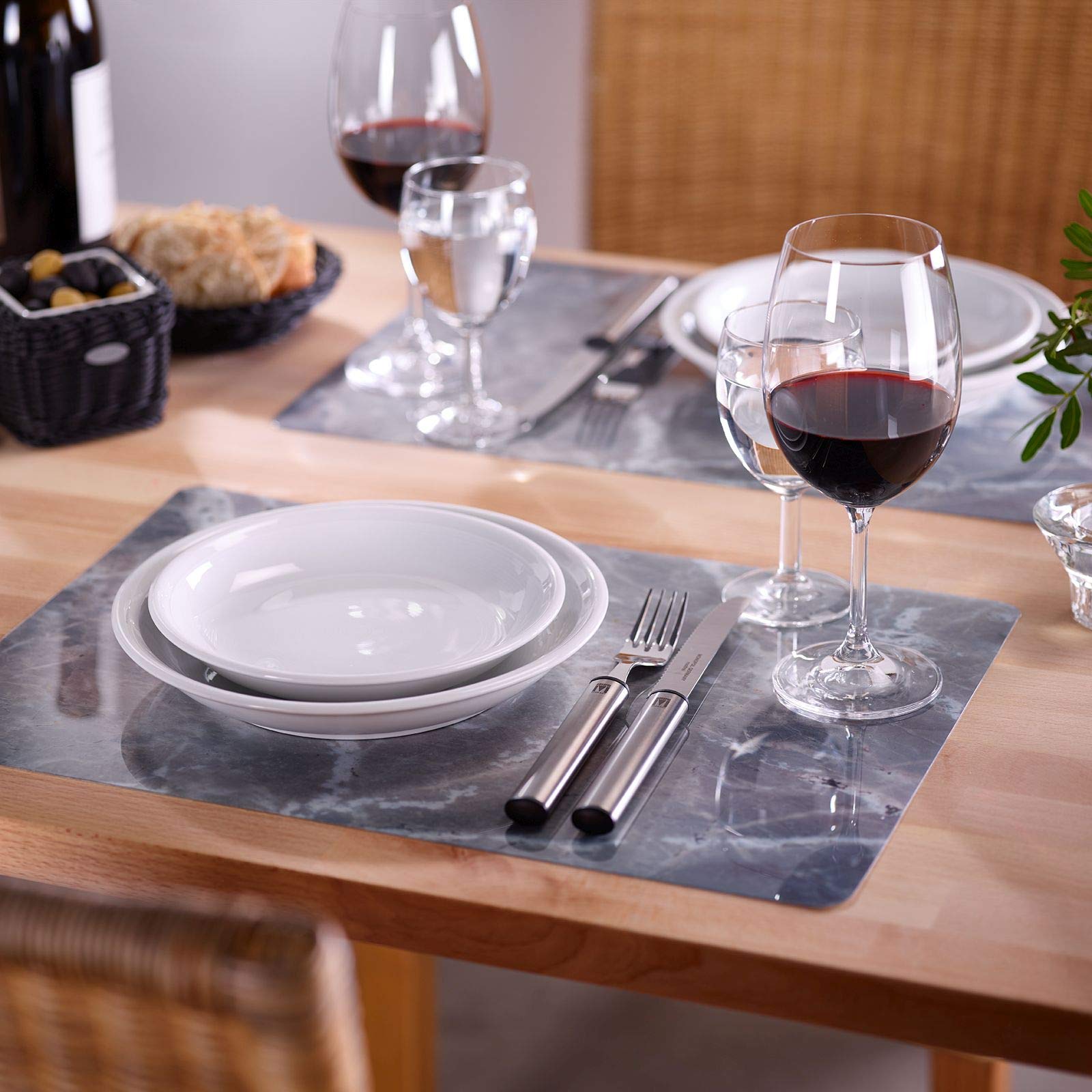 westmark-4-sets-de-table-edition-saleen-marmor-43-5-x-30-cm-pet-aspect-marbre-gr image 4