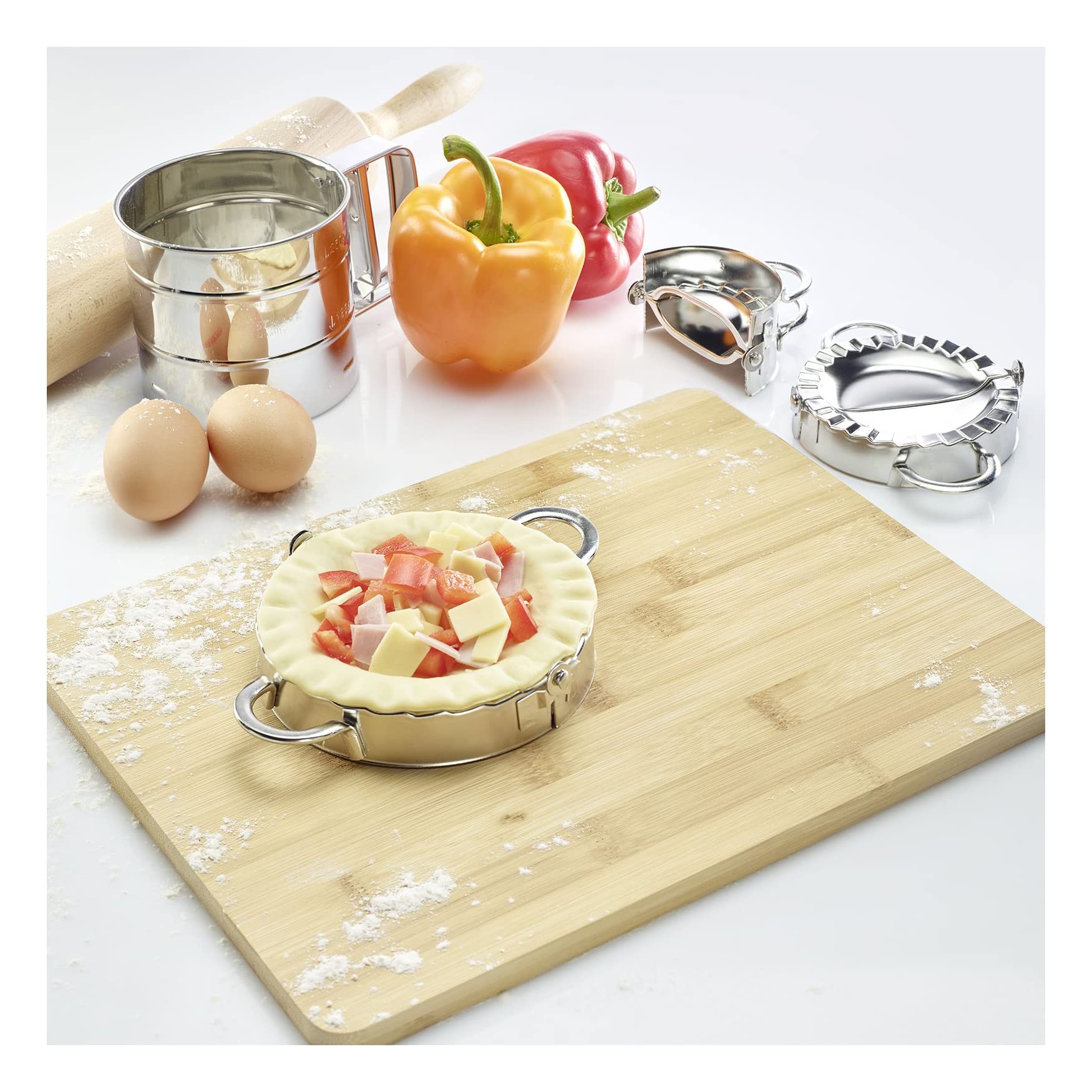 westmark-moule-raviolis-emilia-7-5-cm-avec-poign-es-acier-inoxydable-argent-6135 image 7