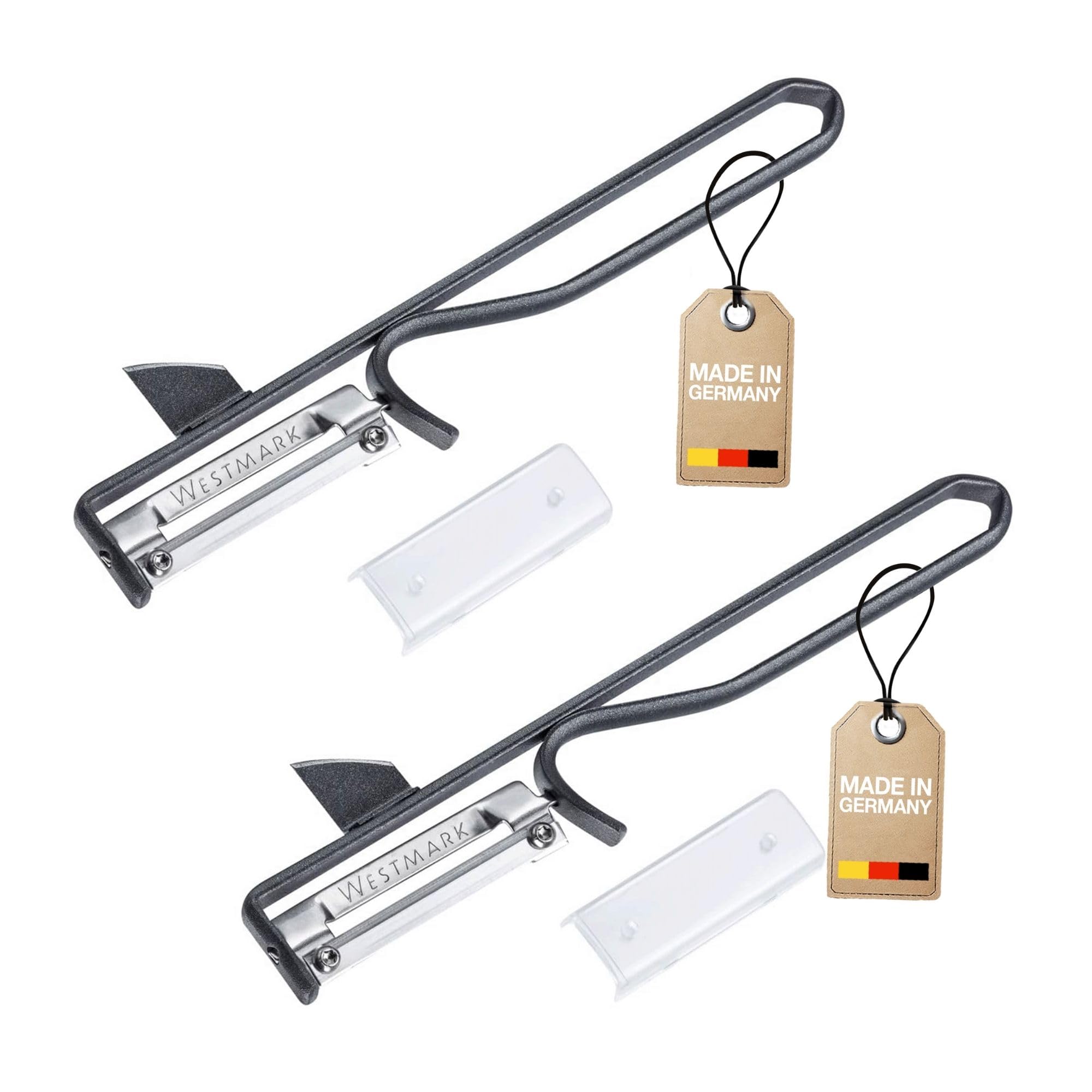 westmark-plucheur-black-edition-lot-de-2-plucheur-pendulaire-ergonomique-lame-ac image 1