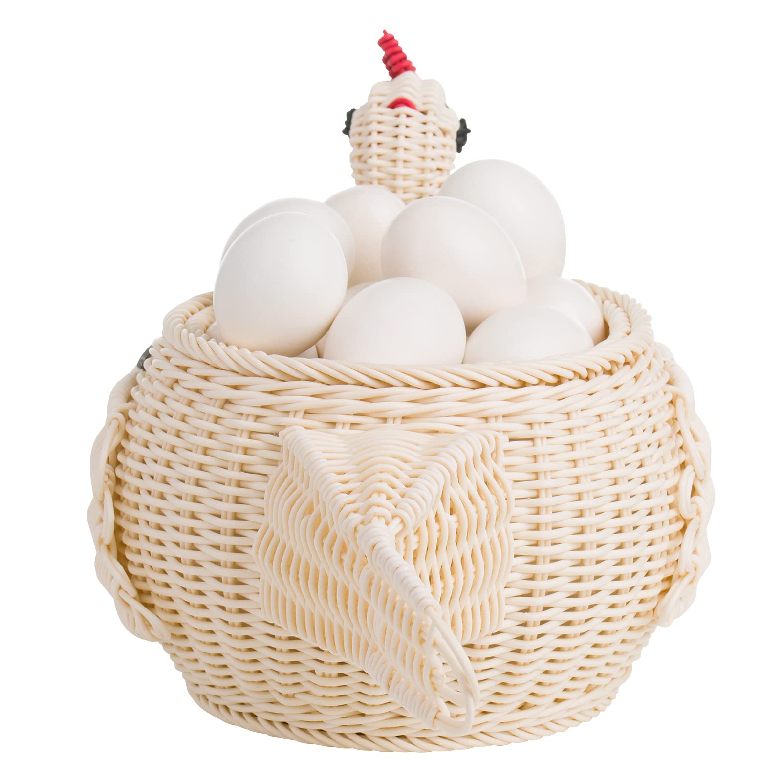 westmark-saleen-berta-panier-de-d-coration-poule-en-polypropyl-ne-ivoire-36-x-23 image 4