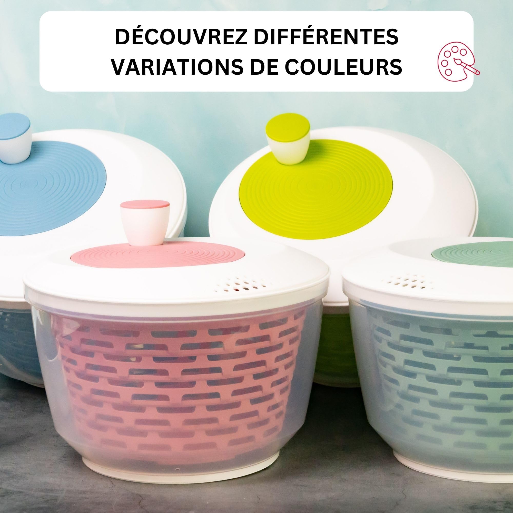 westmark-spinderella-243022ea-essoreuse-salade-4-4-l-23-5-cm-plastique-sans-bpa- image 6