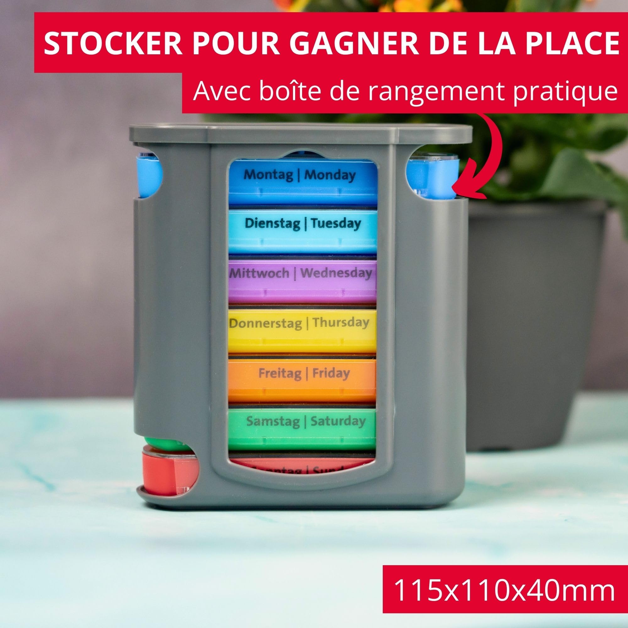 westmark-pilulier-7-jours-bo-te-m-dicaments-et-compl-ments-4-compartiments-par-j image 5