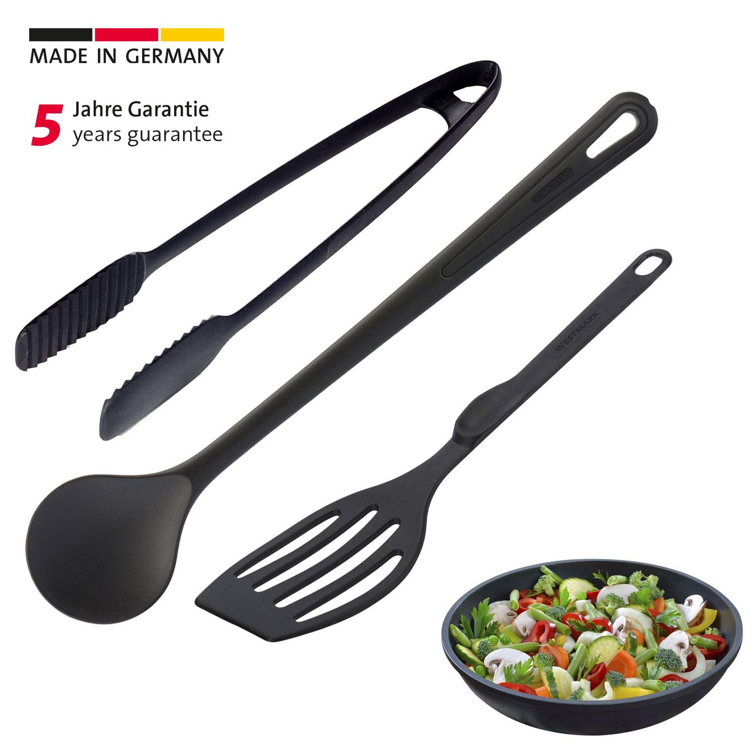 westmark-set-d-ustensiles-de-cuisine-3-pcs-spatule-flonal-cuill-re-gentle-et-pin image 2