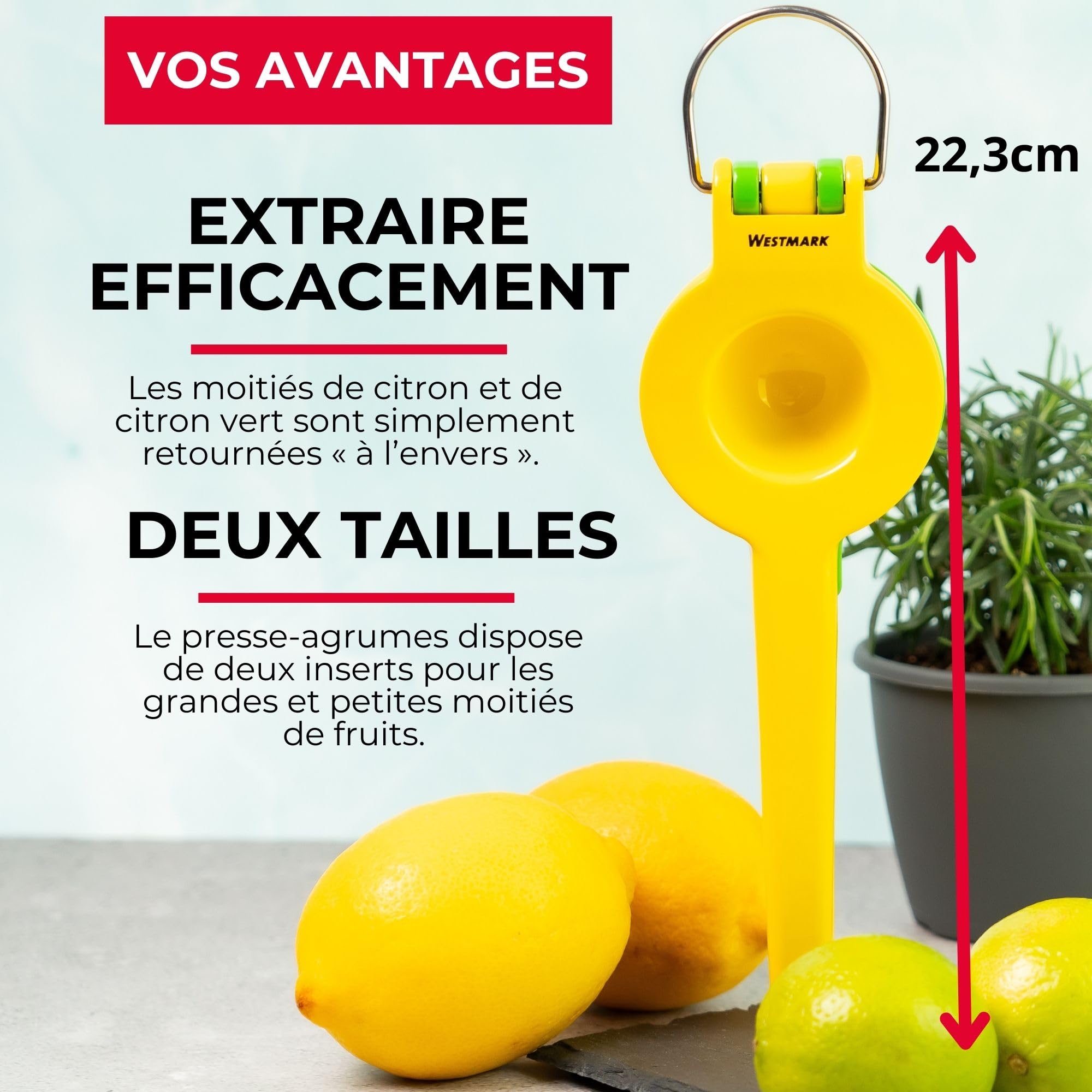 westmark-presse-agrumes-2-en-1-en-aluminium-presse-main-pour-citron-et-citron-ve image 5