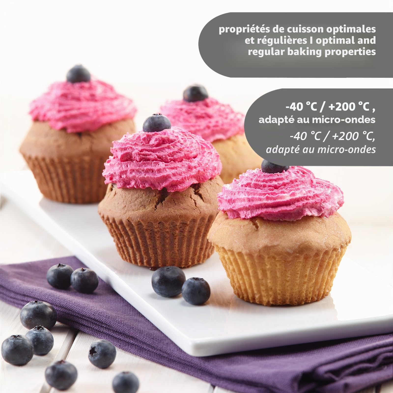 westmark-30142260-moules-muffin-en-silicone-rouges-7-x-7-x-3-cm-set-de-6 image 5