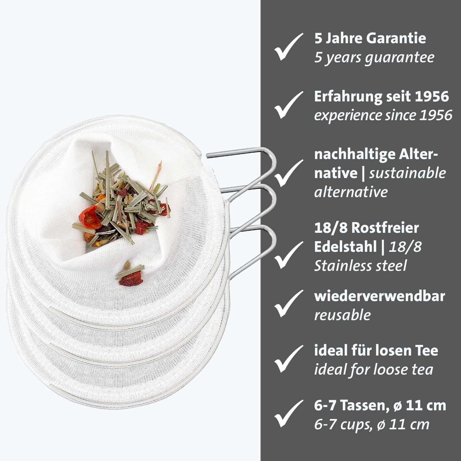 westmark-teatime-153222e3-filtre-th-en-coton-11-cm-pour-6-7-tasses-avec-anneau-e image 2