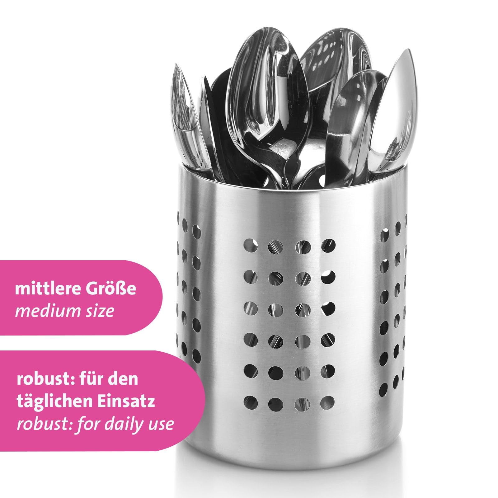 westmark-lot-de-2-gouttoirs-couverts-en-acier-inoxydable-10-x-13-cm-argent image 5