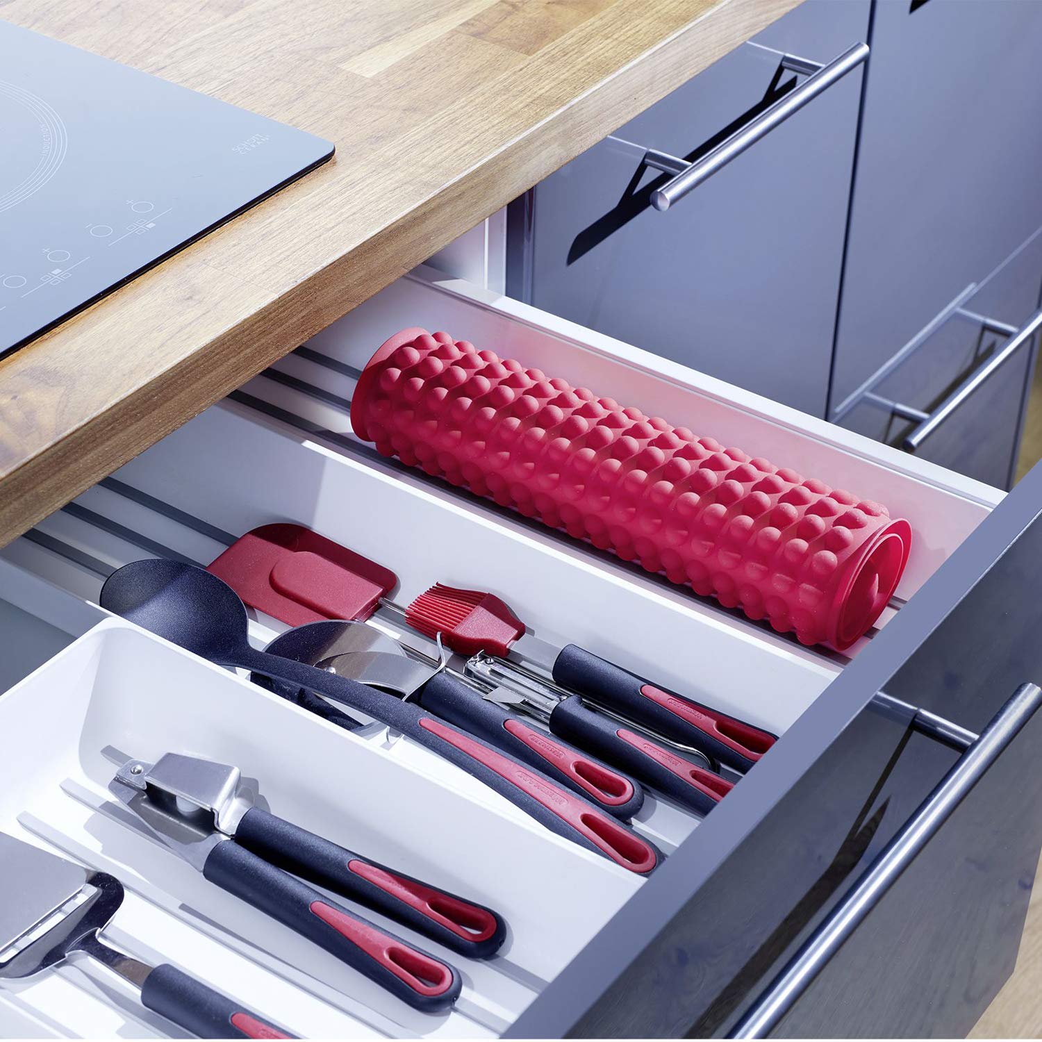westmark-crispy-30112260-tapis-de-cuisson-en-silicone-28-x-40-cm-rouge-r-sistant image 6
