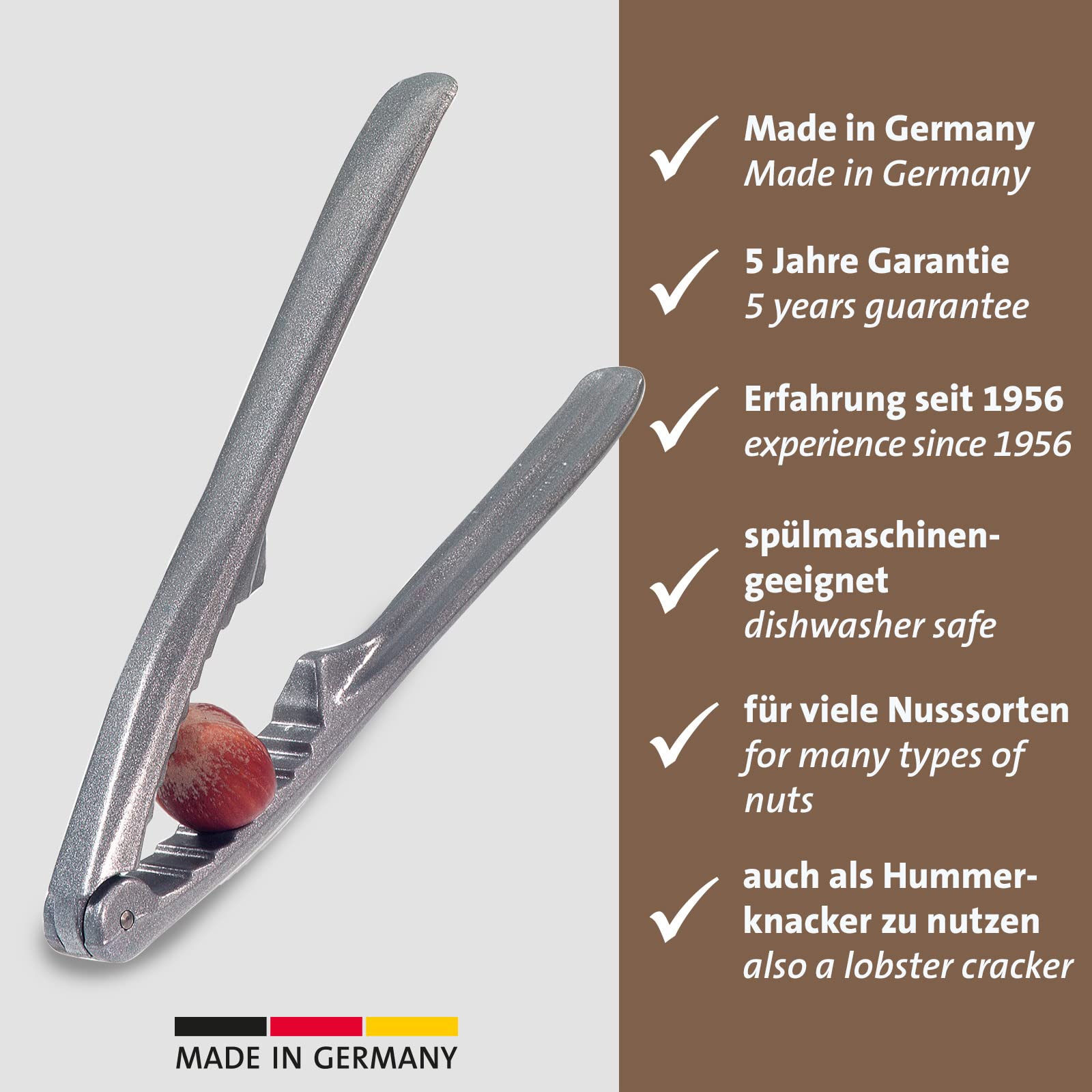 westmark-herkules-casse-noix-et-pince-homard-15-cm-aluminium-moul-sous-pression- image 2