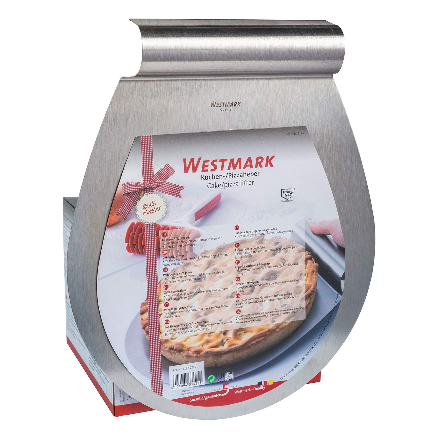 westmark-pelle-g-teau-pizza-26-cm-acier-inoxydable-argent-31422270 image 8