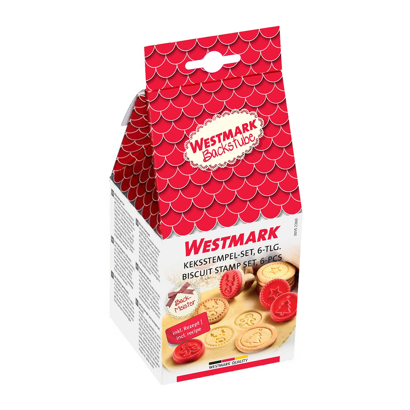 westmark-30352260-set-de-6-tampons-biscuits-avec-4-motifs-de-no-l-5-cm-acier-ino image 7