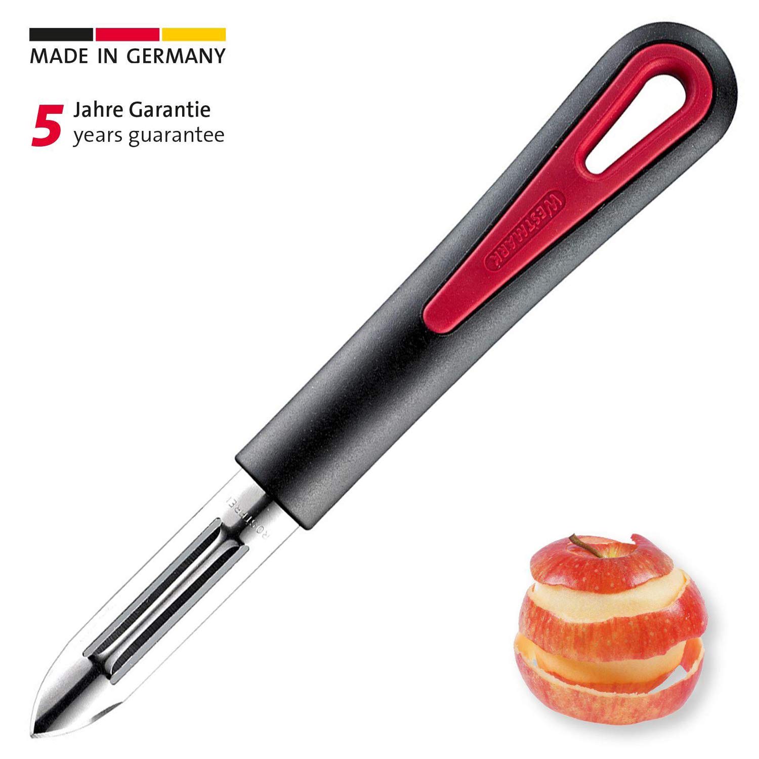westmark-plucheur-conomique-lame-fixe-gallant-acier-inoxydable-droitiers-et-gauc image 2