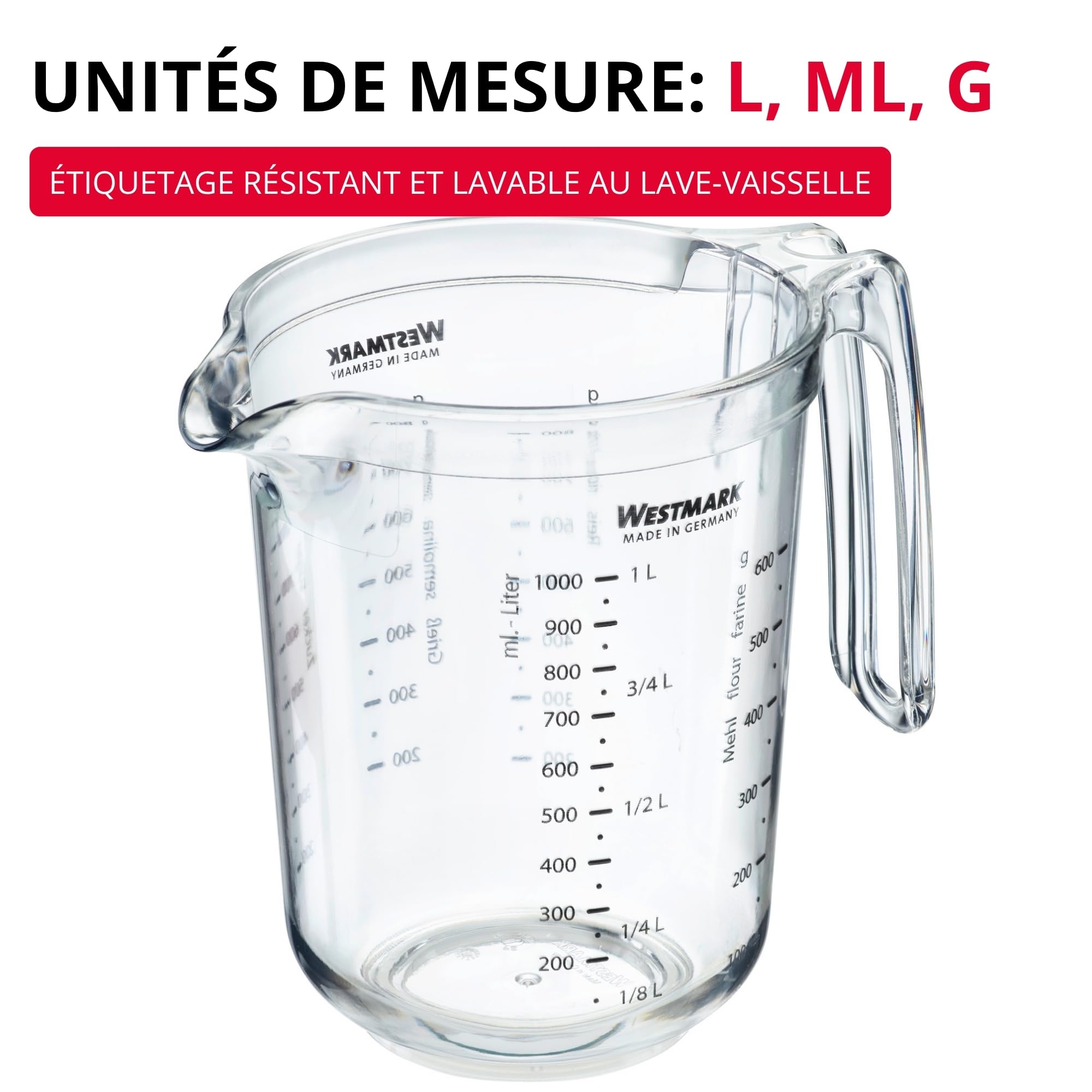 westmark-gerda-30682270-pichet-mesureur-1-litre-gradu-multilingue-en-plastique-t image 6